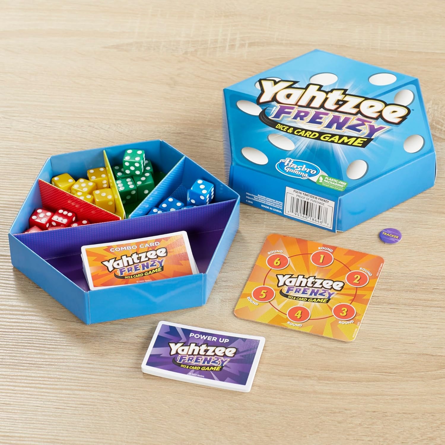 image:imageHasbro Gaming Yahtzee Frenzy Dice amp Card Game FastPaced Dice Game Card Games for Families and Kids Easy to Learn Family Games for 2 to 4 Players Ages 8 and Up