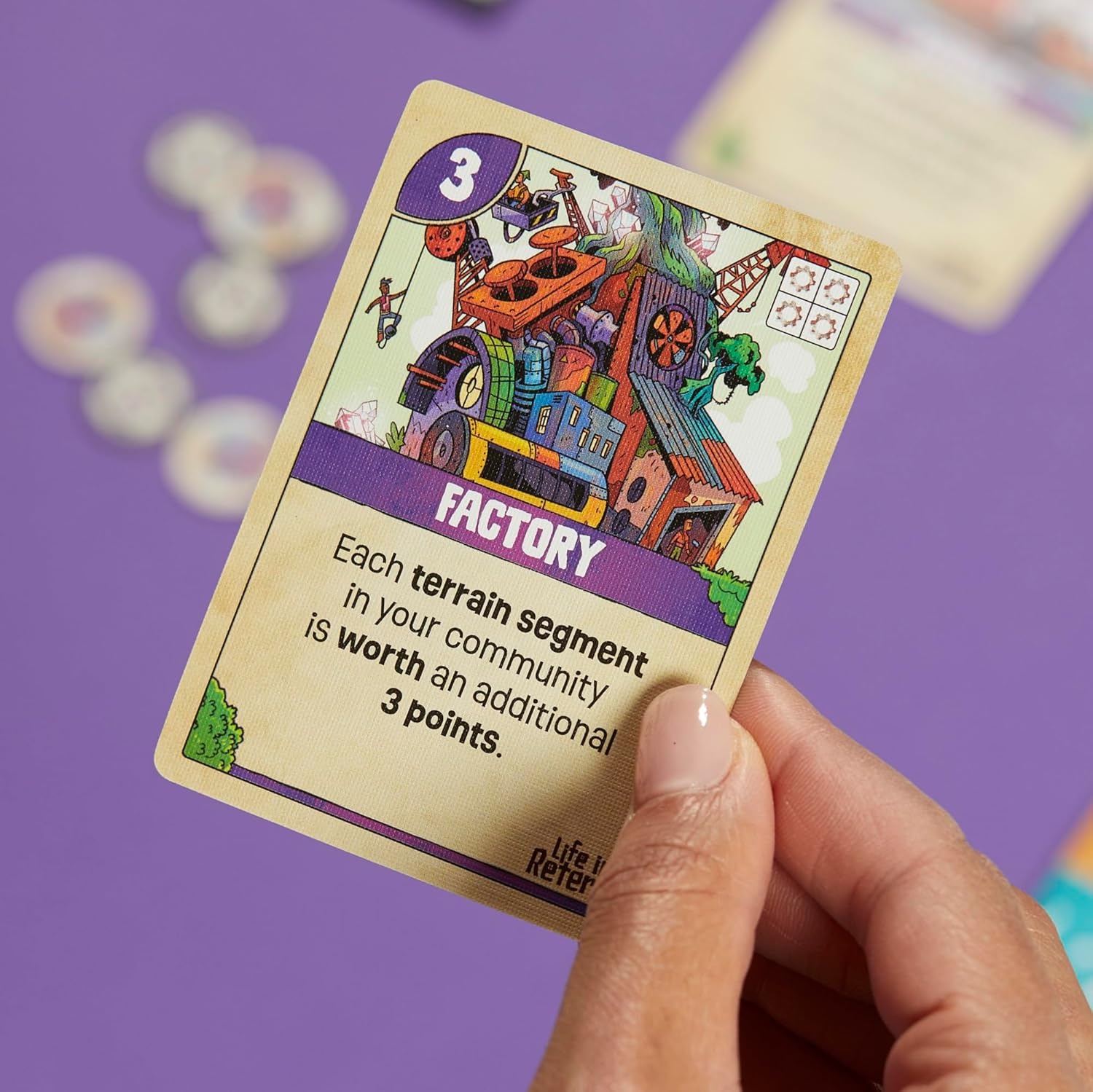image:imageLife in Reterra Moonrise Expansion Ages 10 24 Players 35 Mins Strategy Board Games for Adults and Families Life in Reterra Game Required