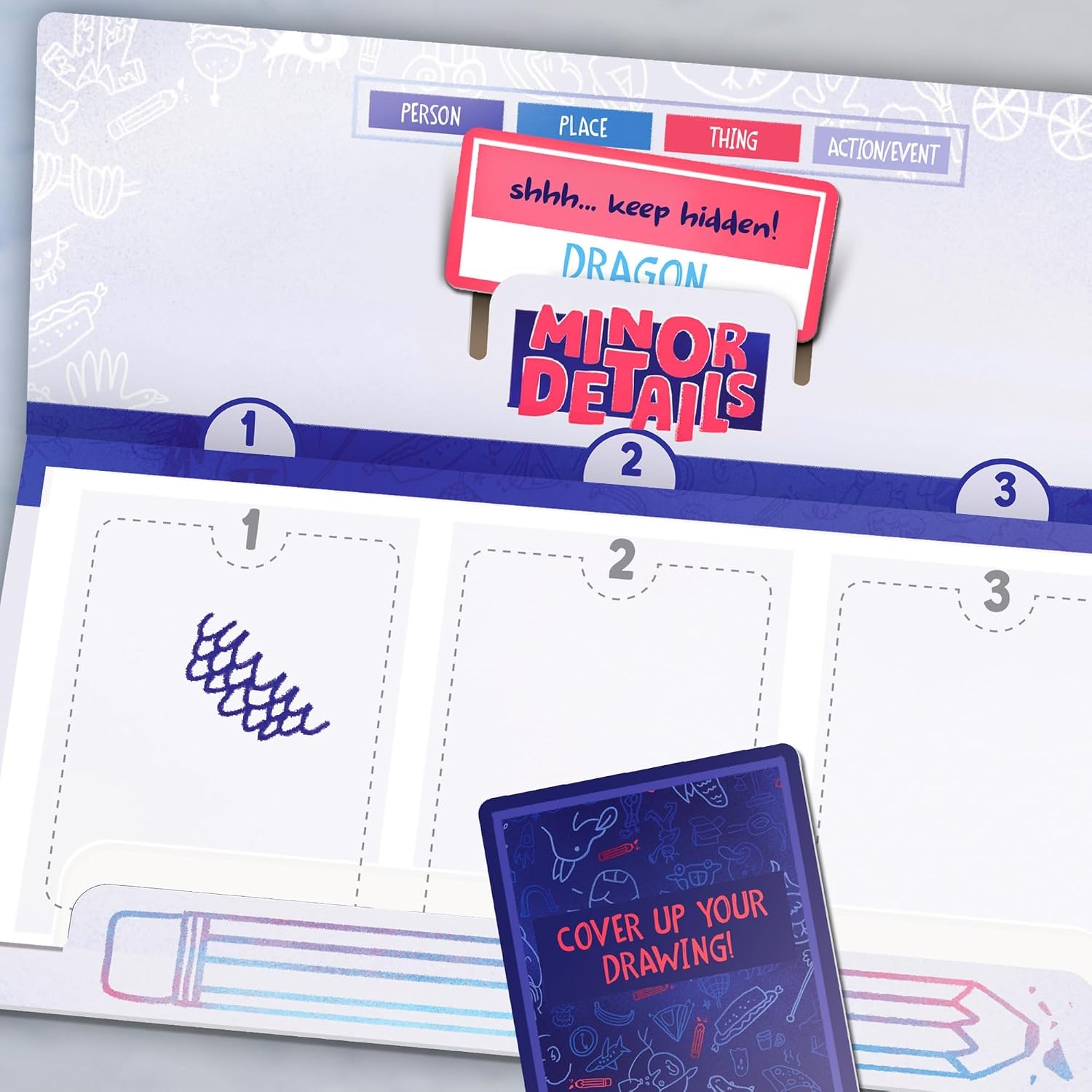 image:imageMinor Details Board Game A Party Game for People Who Cant Draw Much Ages 13 36 Players 20 Mins Fun Drawing Games for Adults and Teens