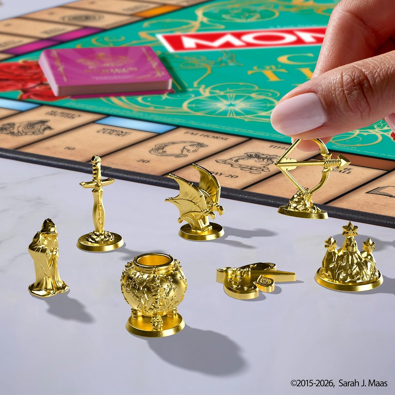 image:imageMonopoly A Court of Thorns and Roses Special Edition Board Game for Adults Officially Licensed Ages 17 26 Players Amazon Exclusive