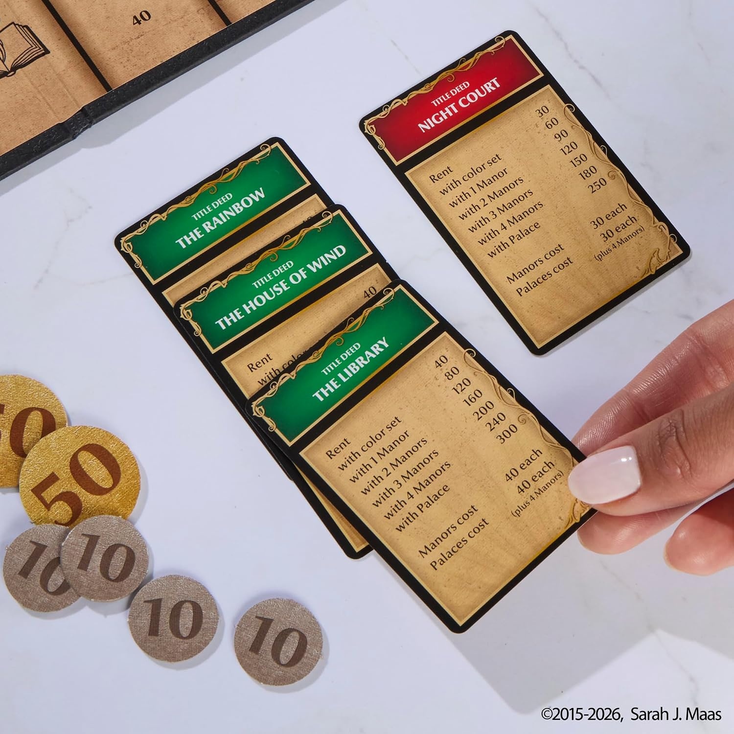 image:imageMonopoly A Court of Thorns and Roses Special Edition Board Game for Adults Officially Licensed Ages 17 26 Players Amazon Exclusive