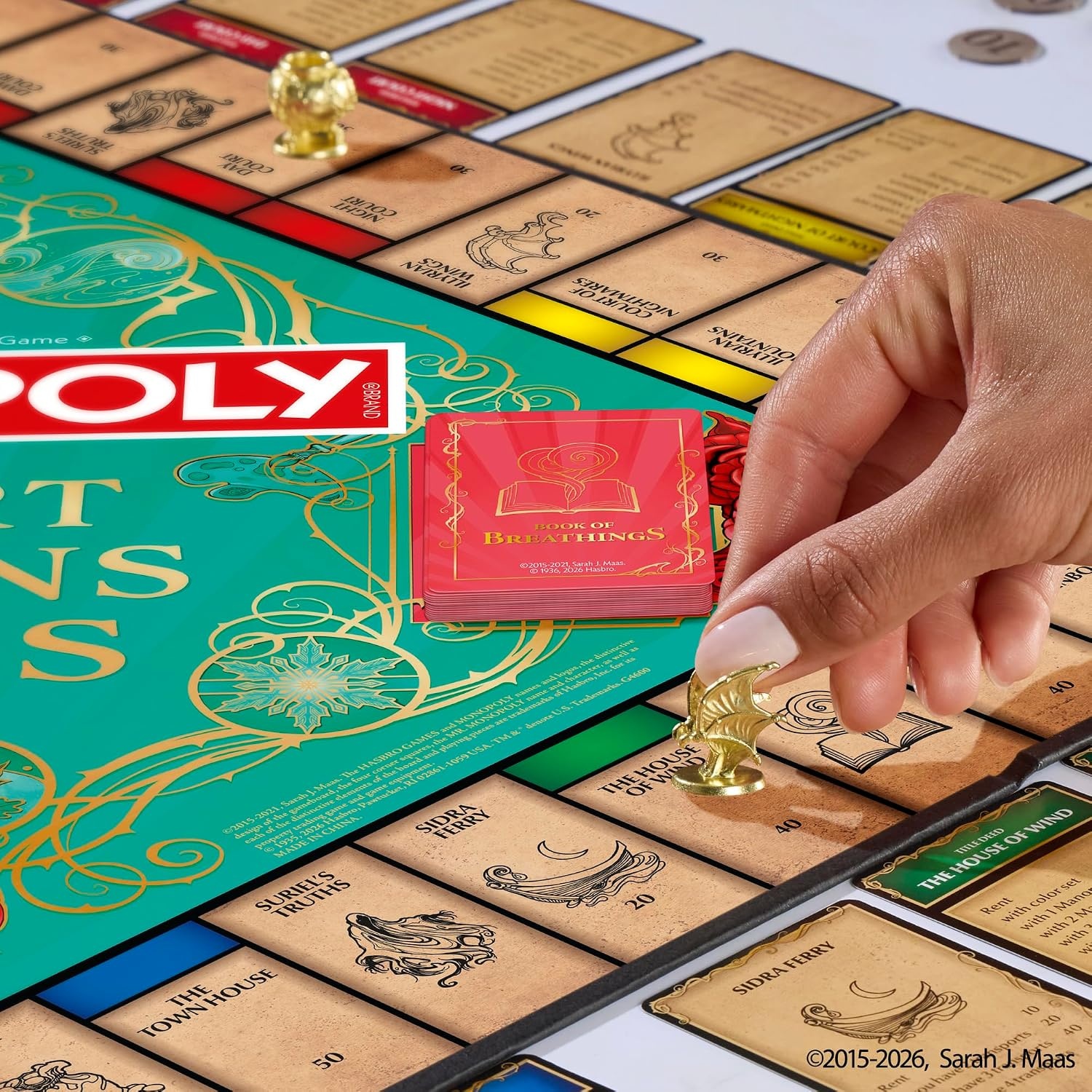 image:imageMonopoly A Court of Thorns and Roses Special Edition Board Game for Adults Officially Licensed Ages 17 26 Players Amazon Exclusive