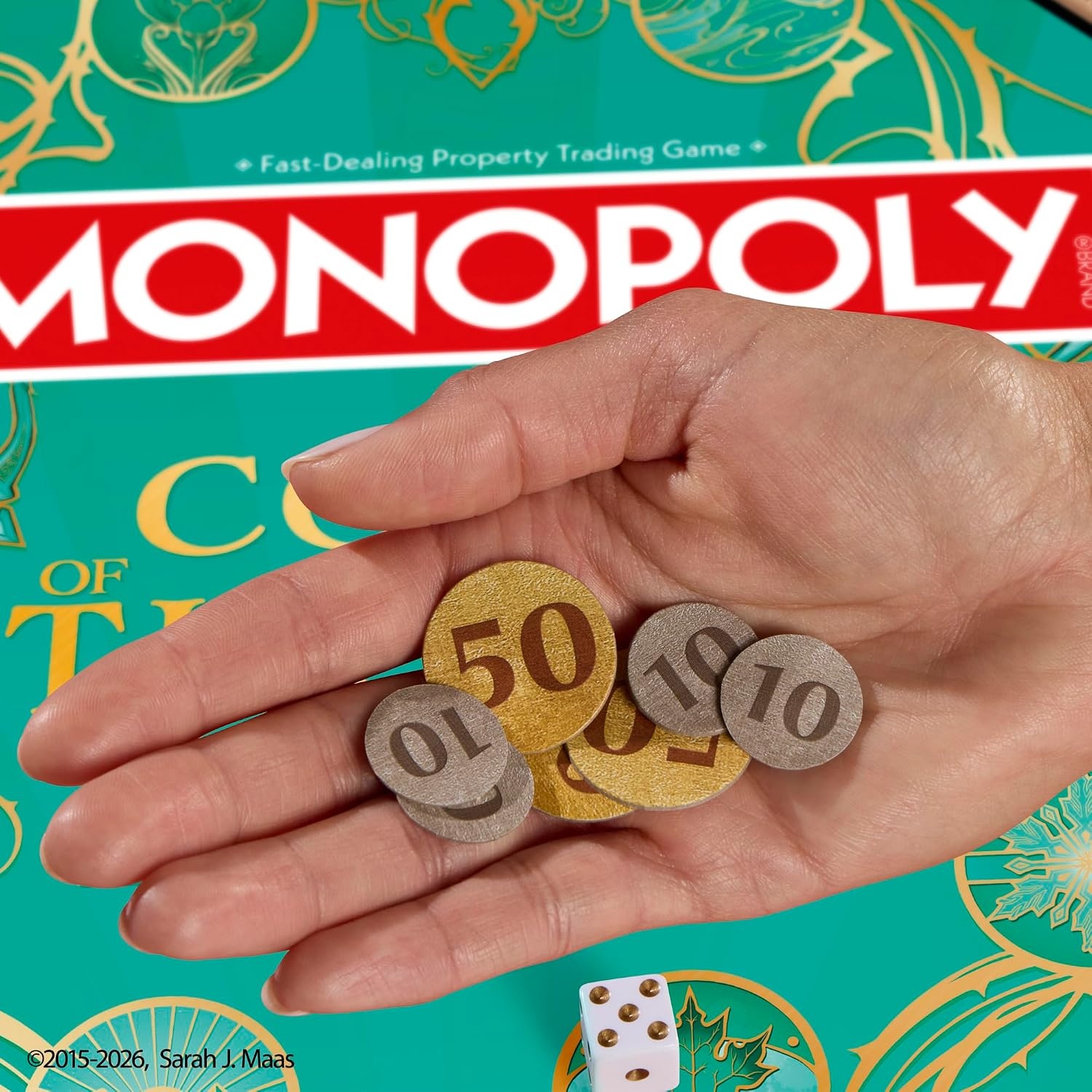 image:imageMonopoly A Court of Thorns and Roses Special Edition Board Game for Adults Officially Licensed Ages 17 26 Players Amazon Exclusive