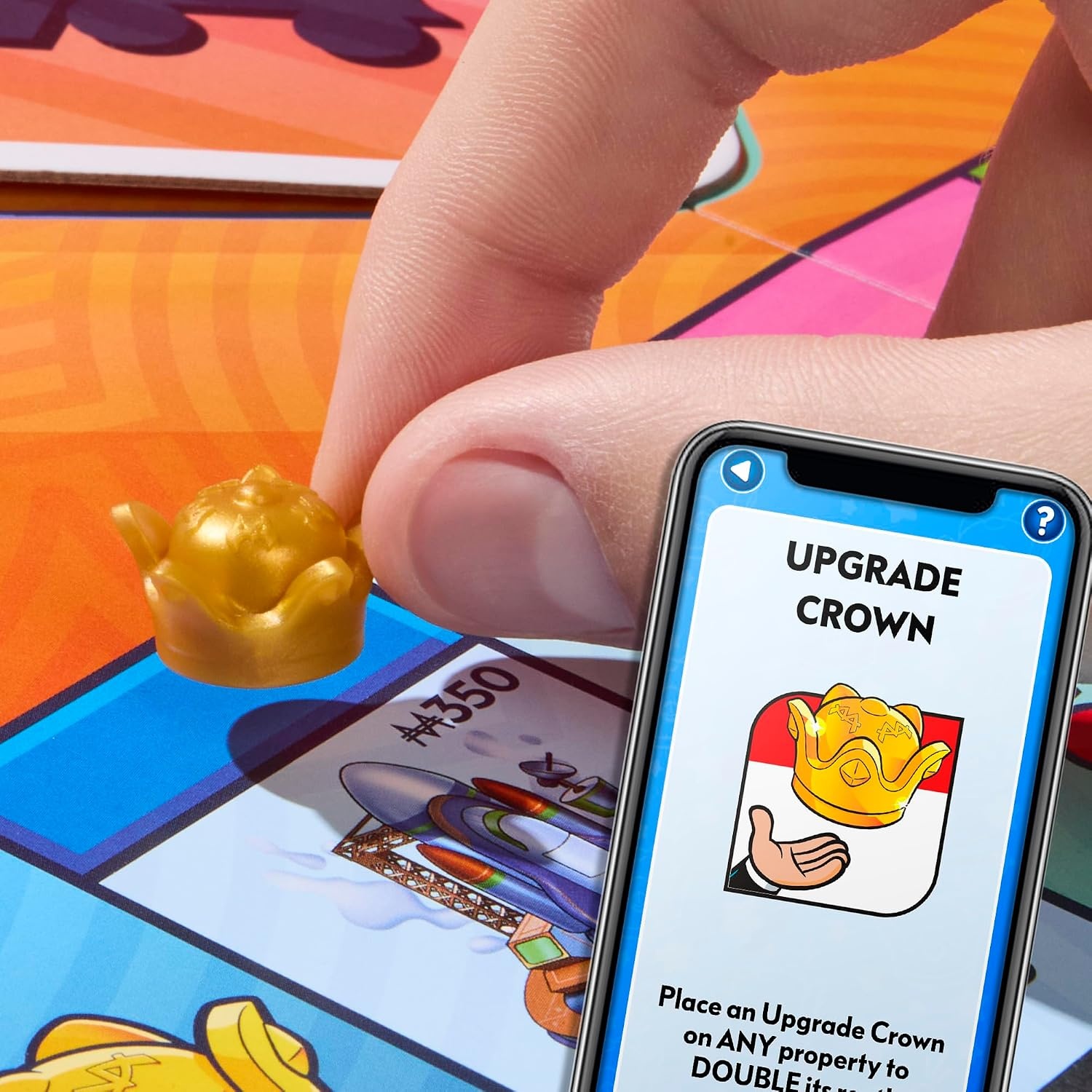 image:imageMonopoly App Banking Board Game AppEnabled Game Links to Smart Devices Ages 8 2 to 6 Players 45 Mins Family Games for Kids