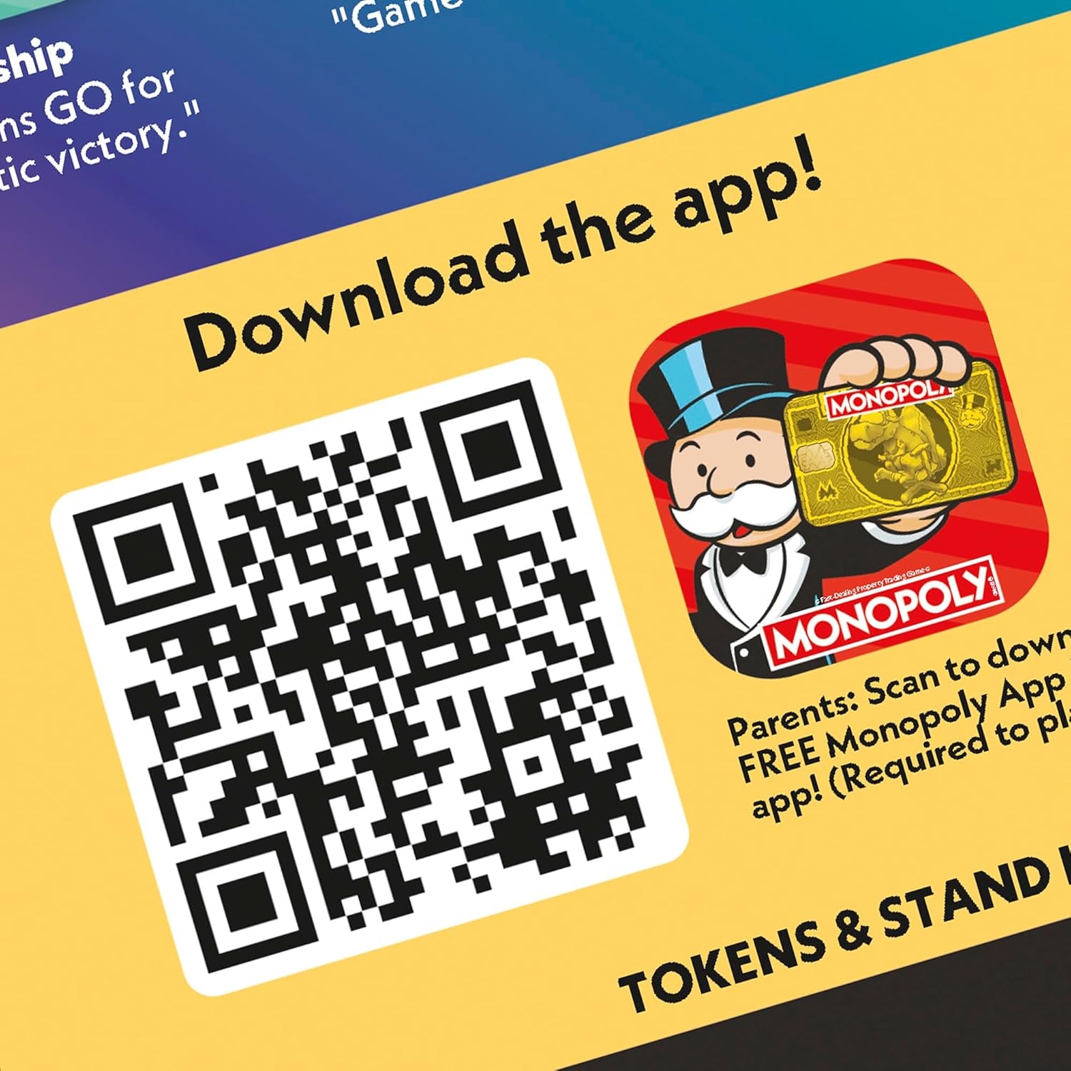 image:imageMonopoly App Banking Board Game AppEnabled Game Links to Smart Devices Ages 8 2 to 6 Players 45 Mins Family Games for Kids