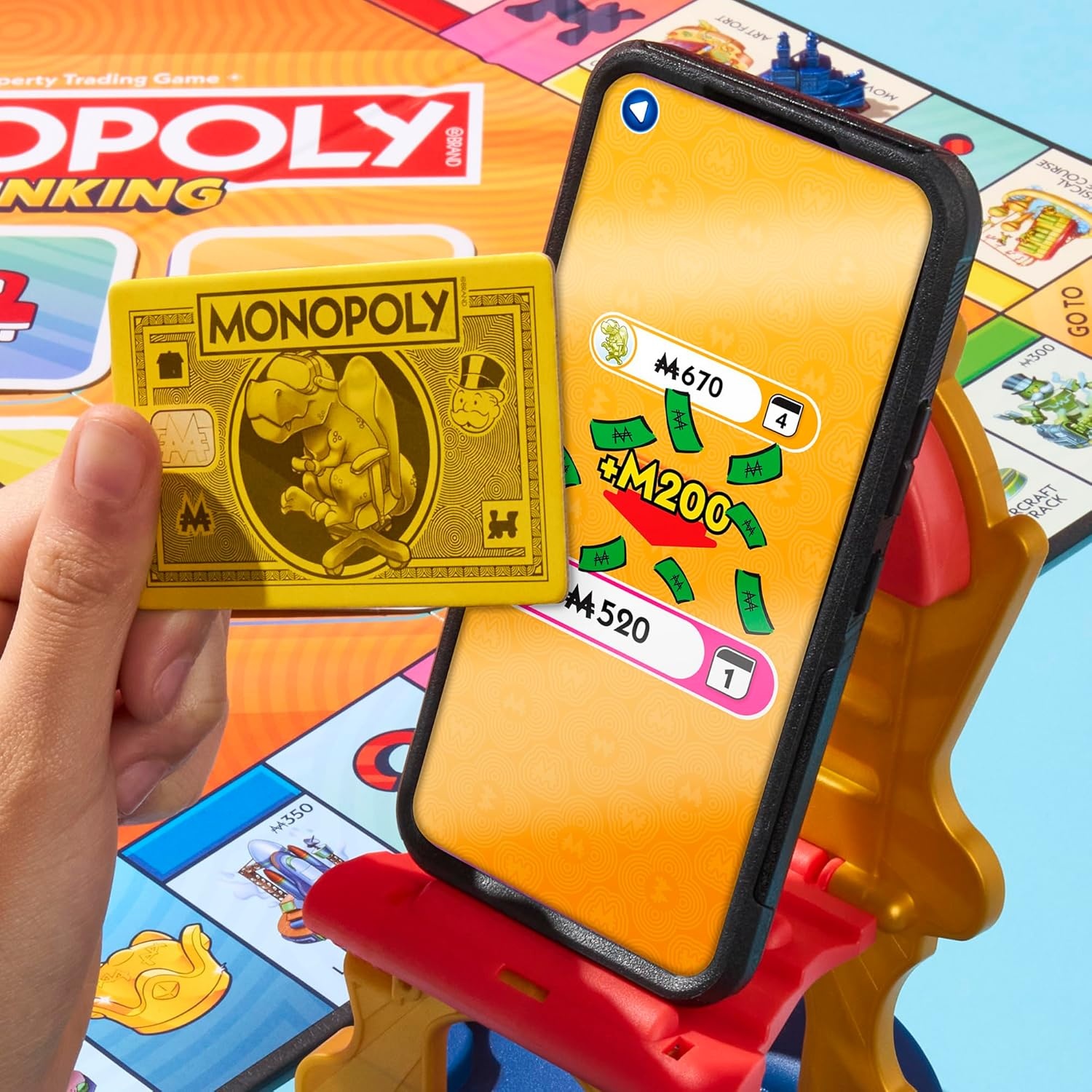 image:imageMonopoly App Banking Board Game AppEnabled Game Links to Smart Devices Ages 8 2 to 6 Players 45 Mins Family Games for Kids