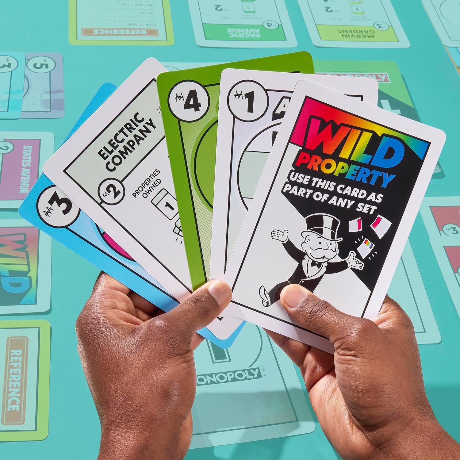 image:imageMonopoly Big Deal Card Game Oversized Giant Large Cards for Family Fun Ages 8 2 to 5 Players 15 Mins Travel Games for Kids and Adults