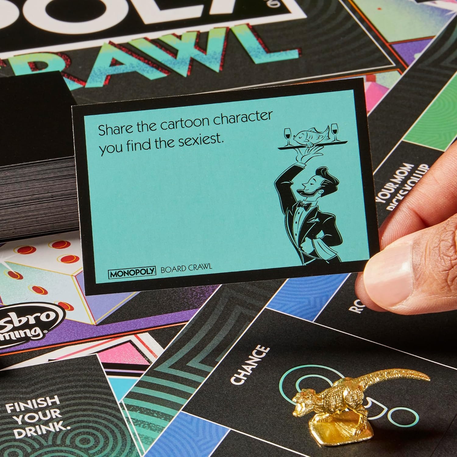 image:imageMonopoly Board Crawl Game Official Monopoly Drinking Game for Adults Only Ages 21 for 210 Players 30 Mins Hilarious Adult Party Games