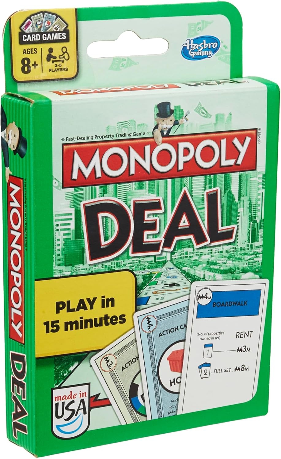image:imageMonopoly Deal Card Game QuickPlaying Card Game Fun Games for Families and Kids Ages 8 and Up 2 to 5 Players 15 Mins Travel Games