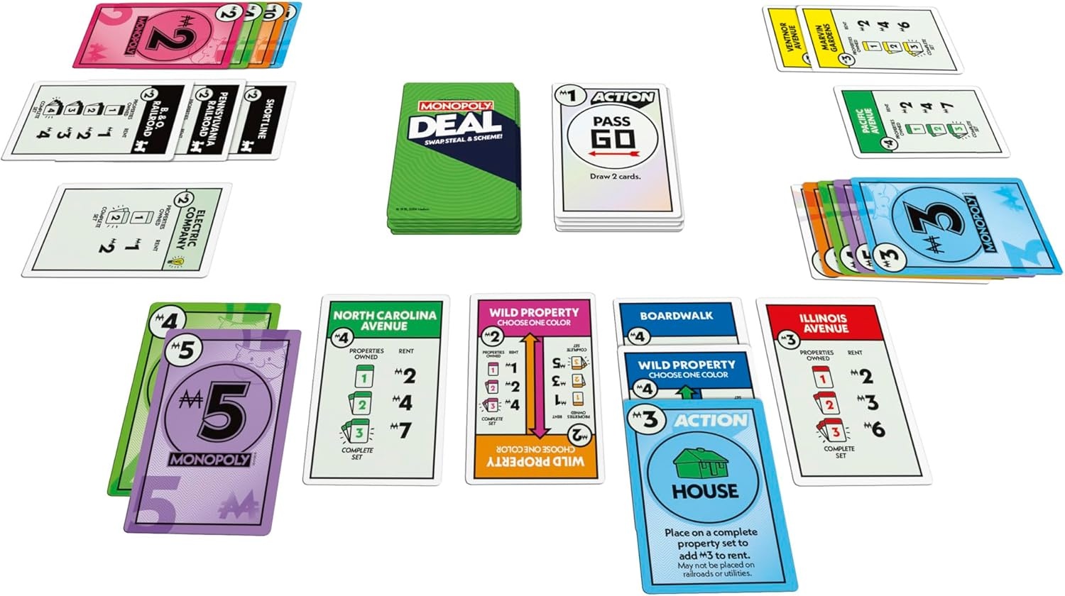 image:imageMonopoly Deal Card Game in Collectible Storage Tin Ages 8 25 Players 15 Mins Fun Family Games for Kids Teens and Adults Travel Games Amazon Exclusive