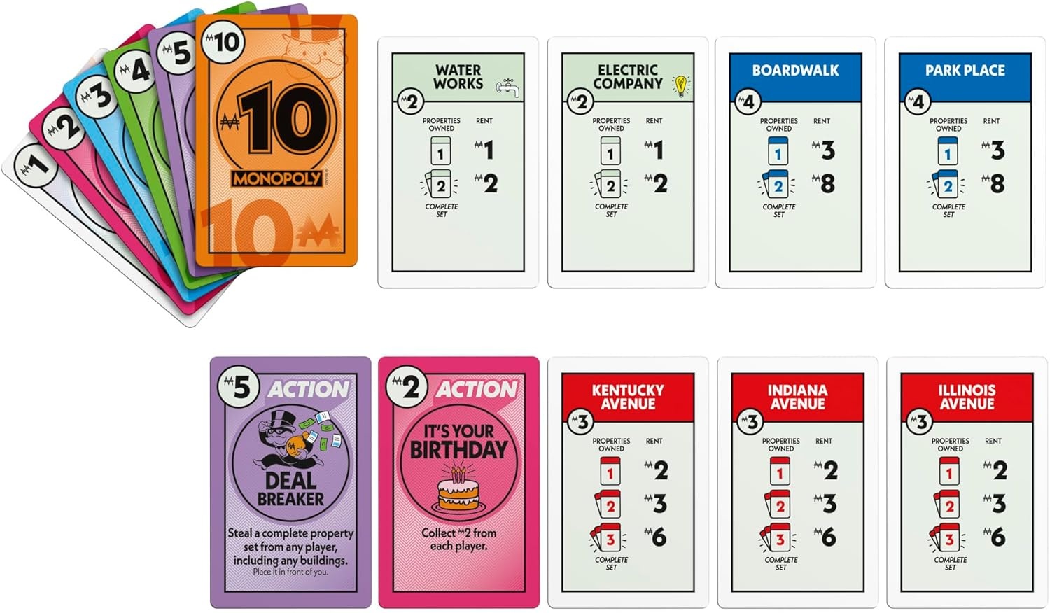 image:imageMonopoly Deal Card Game in Collectible Storage Tin Ages 8 25 Players 15 Mins Fun Family Games for Kids Teens and Adults Travel Games Amazon Exclusive