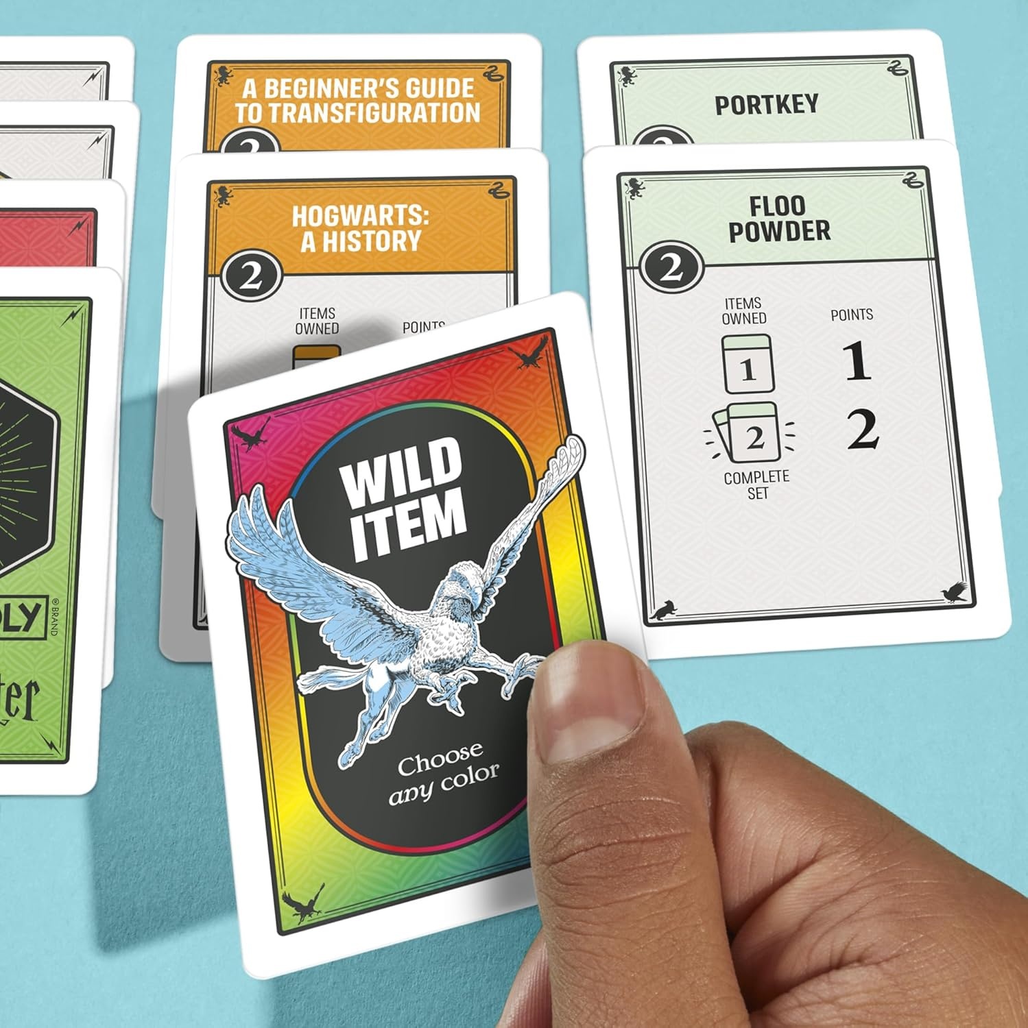 image:imageMonopoly Deal Harry Potter Card Game Family Games for Kids and Adults Ages 8 and Up 2 to 5 Players 15 mins Travel Size