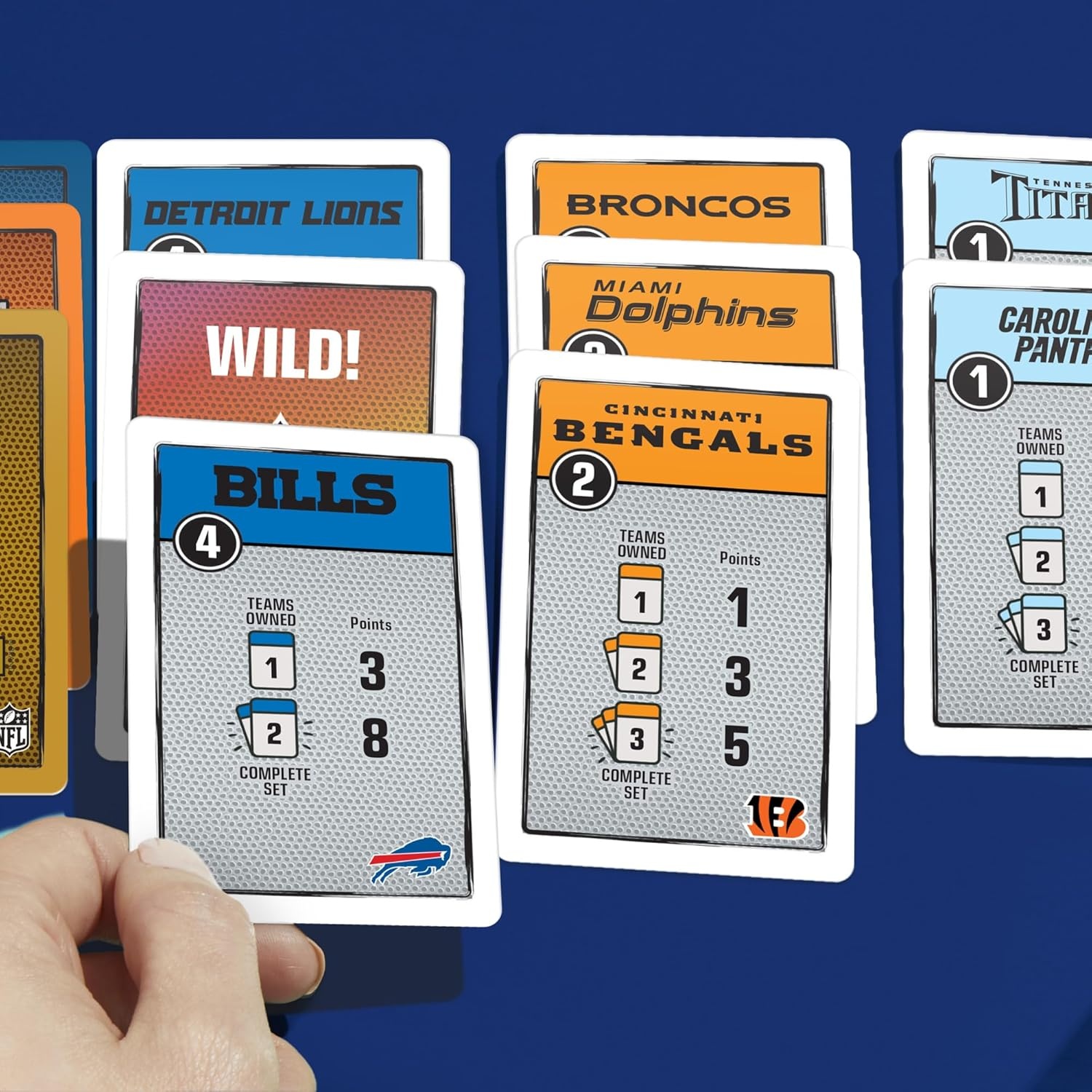 image:imageMonopoly Deal NFL Edition Game Officially Licensed NFL Card Game for Families and Kids Ages 8 25 Players 15 Mins Football Games