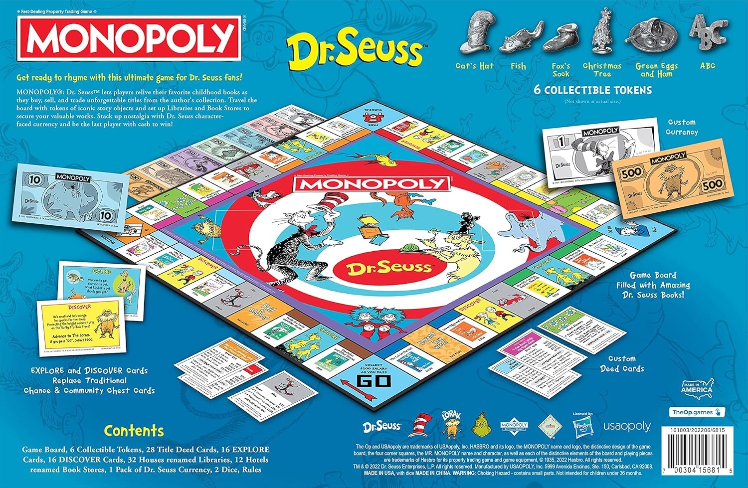 image:imageMonopoly Dr Seuss Buy Sell Trade Books Collectible Classic Monopoly Game Featuring Custom Game Board amp Artwork OfficiallyLicensed Game amp Merchandise