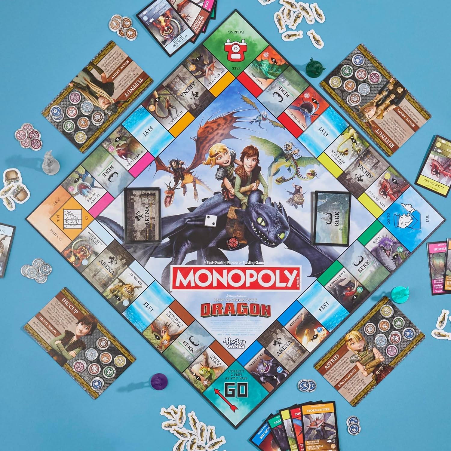 image:imageMonopoly DreamWorks How to Train Your Dragon Edition Board Game Ages 8 2 to 4 Players 45 Mins Fun Family Games for Kids Teens amp Adults Amazon Exclusive