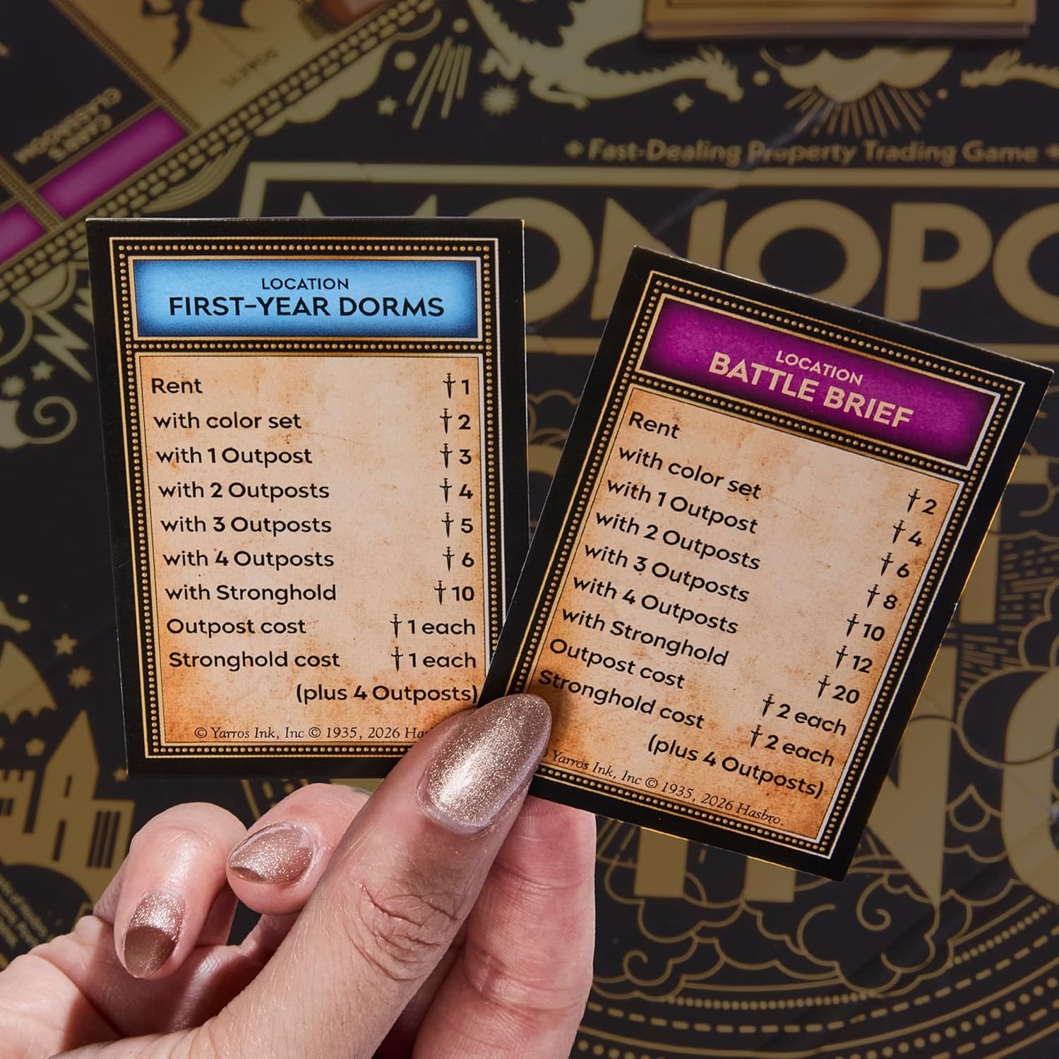 image:imageMonopoly Fourth Wing Edition Board Game for Adults Officially Licensed Game Inspired by the Empyrean Series Book 1 26 Players Ages 17