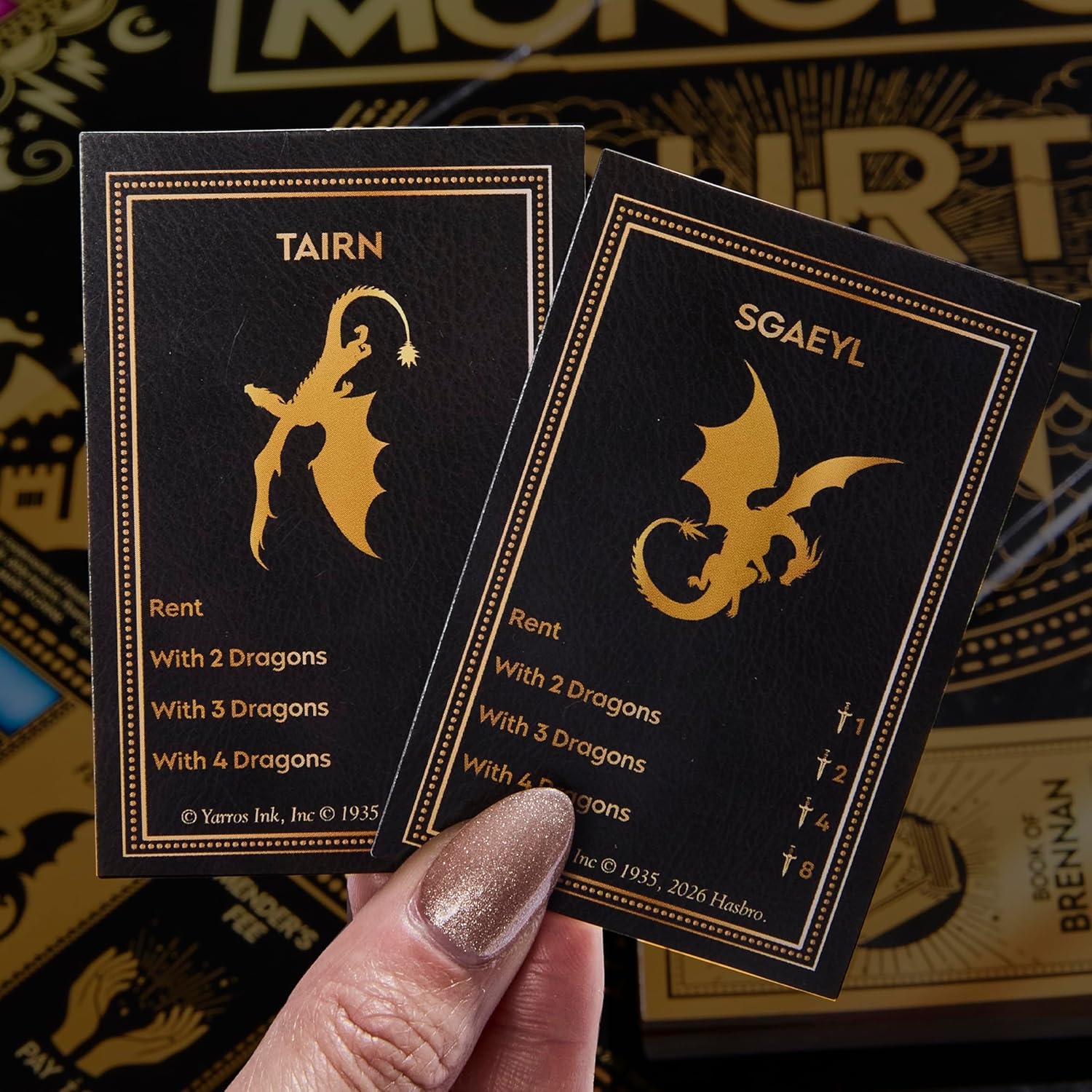 image:imageMonopoly Fourth Wing Edition Board Game for Adults Officially Licensed Game Inspired by the Empyrean Series Book 1 26 Players Ages 17