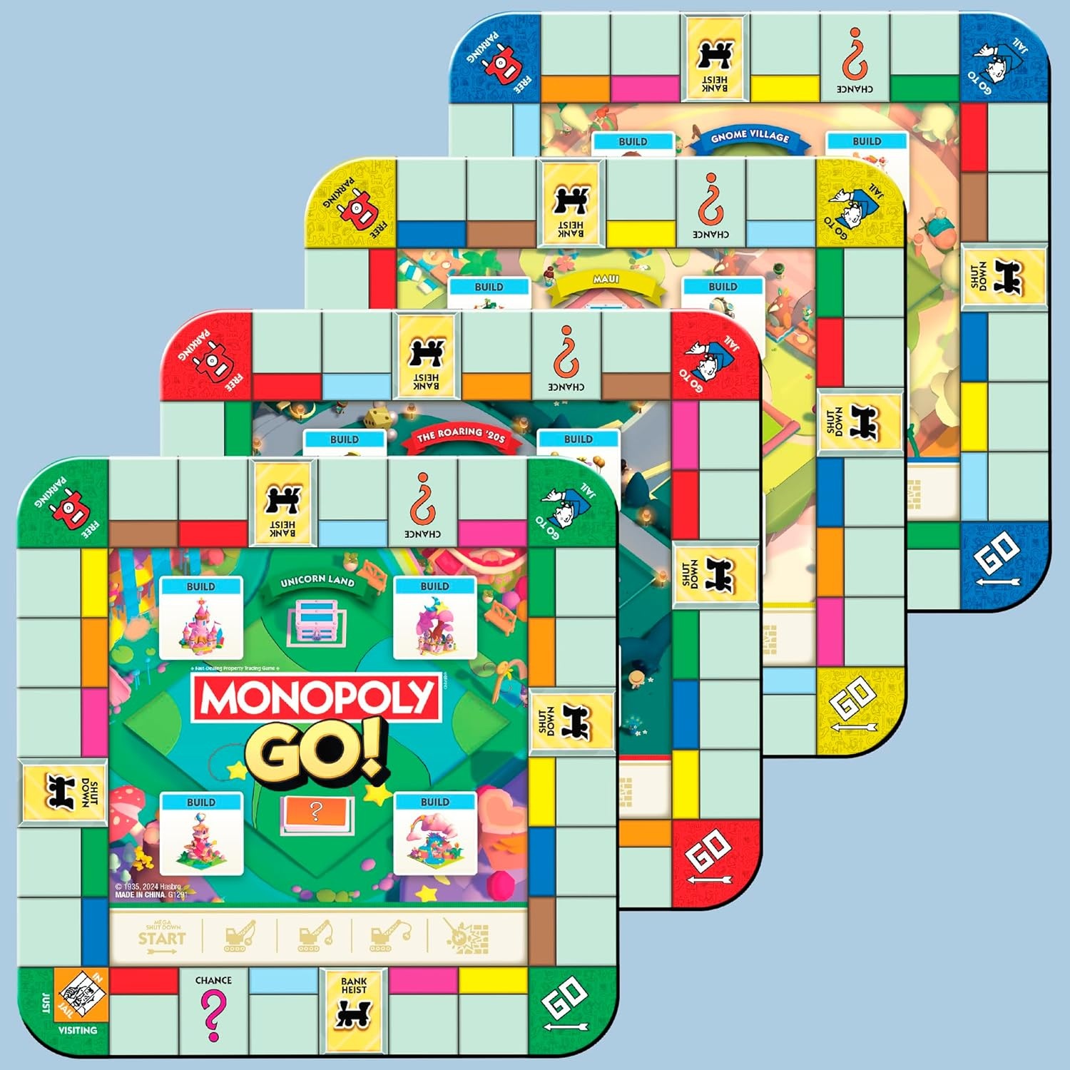 image:imageMonopoly GO Board Game Inspired by The Popular Mobile Board Game Ages 8 24 Players 15 Mins Family Games Travel Games for Kids and Adults