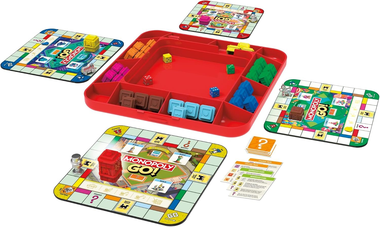 image:imageMonopoly GO Board Game Inspired by The Popular Mobile Board Game Ages 8 24 Players 15 Mins Family Games Travel Games for Kids and Adults