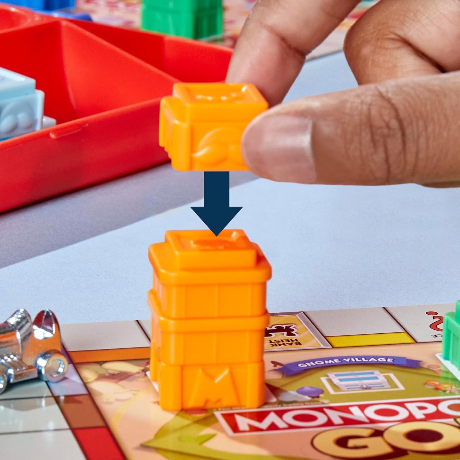 image:imageMonopoly GO Board Game Inspired by The Popular Mobile Board Game Ages 8 24 Players 15 Mins Family Games Travel Games for Kids and Adults