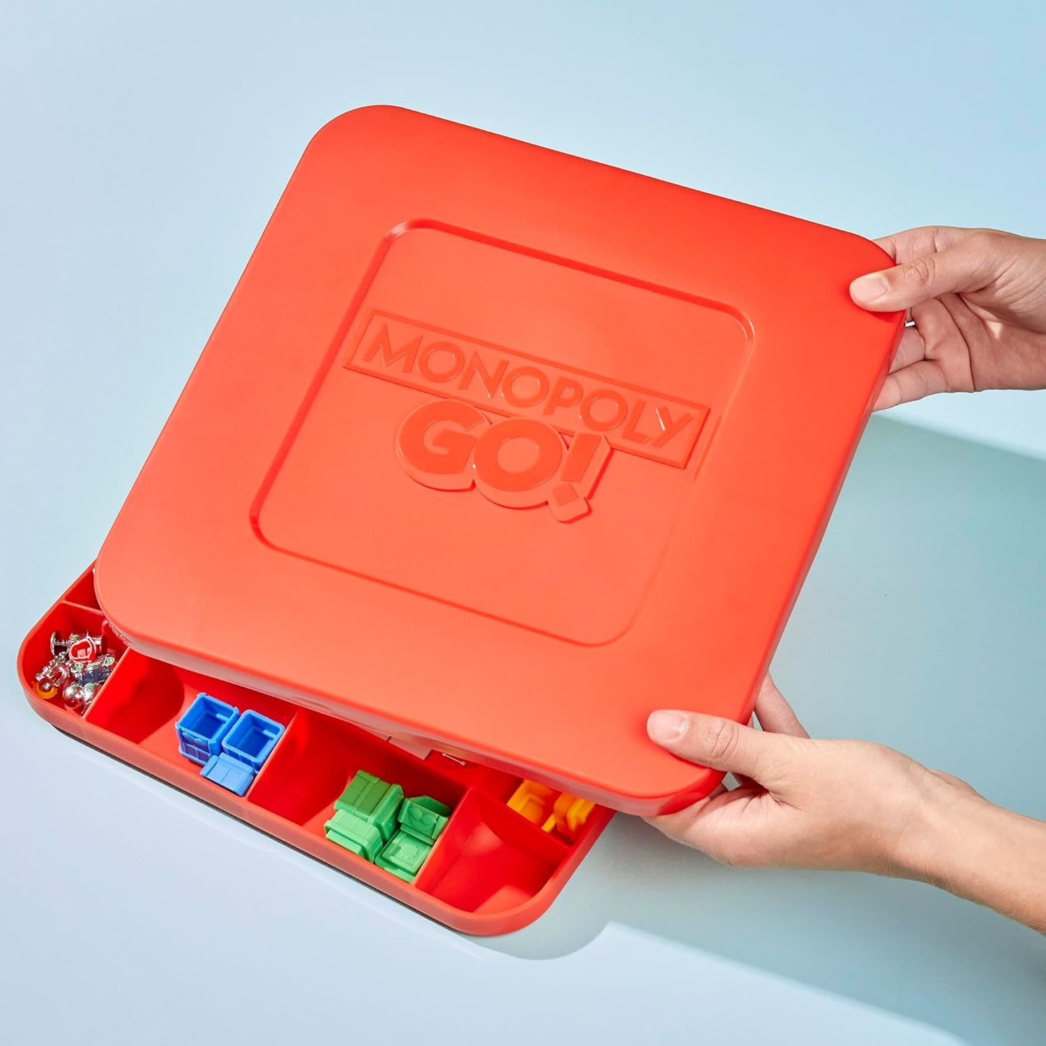 image:imageMonopoly GO Board Game Inspired by The Popular Mobile Board Game Ages 8 24 Players 15 Mins Family Games Travel Games for Kids and Adults