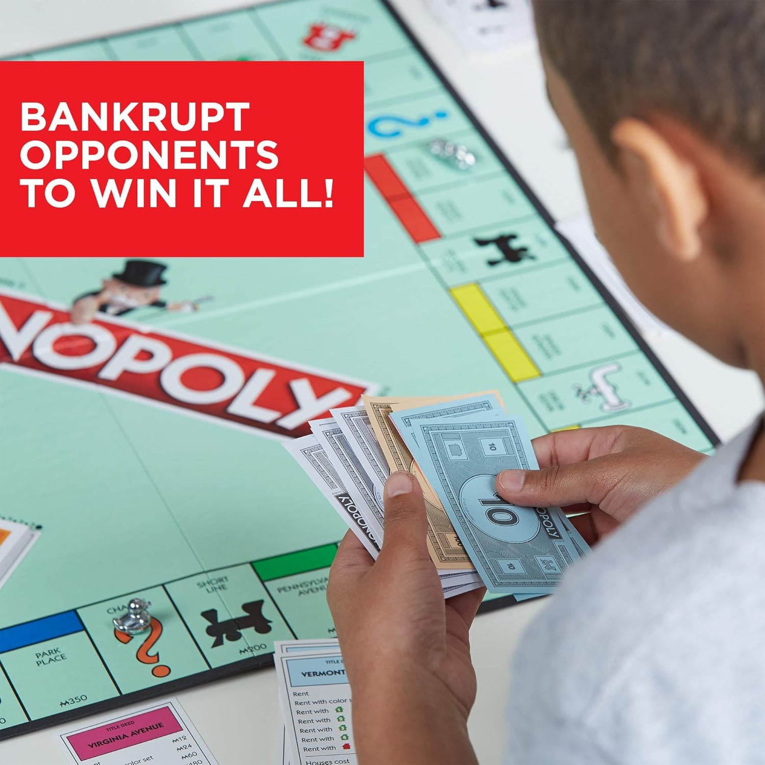 image:imageMonopoly Game Family Board Games for 2 to 6 Players amp Kids Ages 8 and Up Includes 8 Tokens Token Vote Edition1051 inches x 1575 inches x 01 inches