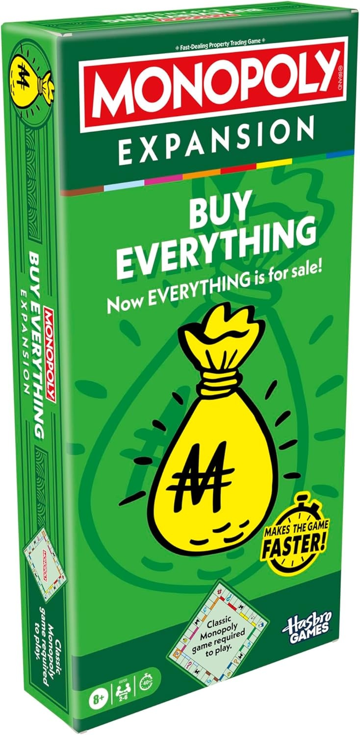 image:imageMonopoly Go to Jail Expansion Add More Fun to Classic Monopoly Game and Play Faster Ages 8 26 Players 40 Mins Family Board GamesBuy Everything Expansion