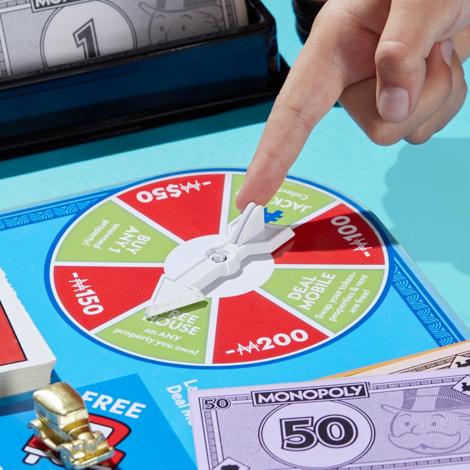 image:imageMonopoly Go to Jail Expansion Add More Fun to Classic Monopoly Game and Play Faster Ages 8 26 Players 40 Mins Family Board GamesFree Parking Expansion