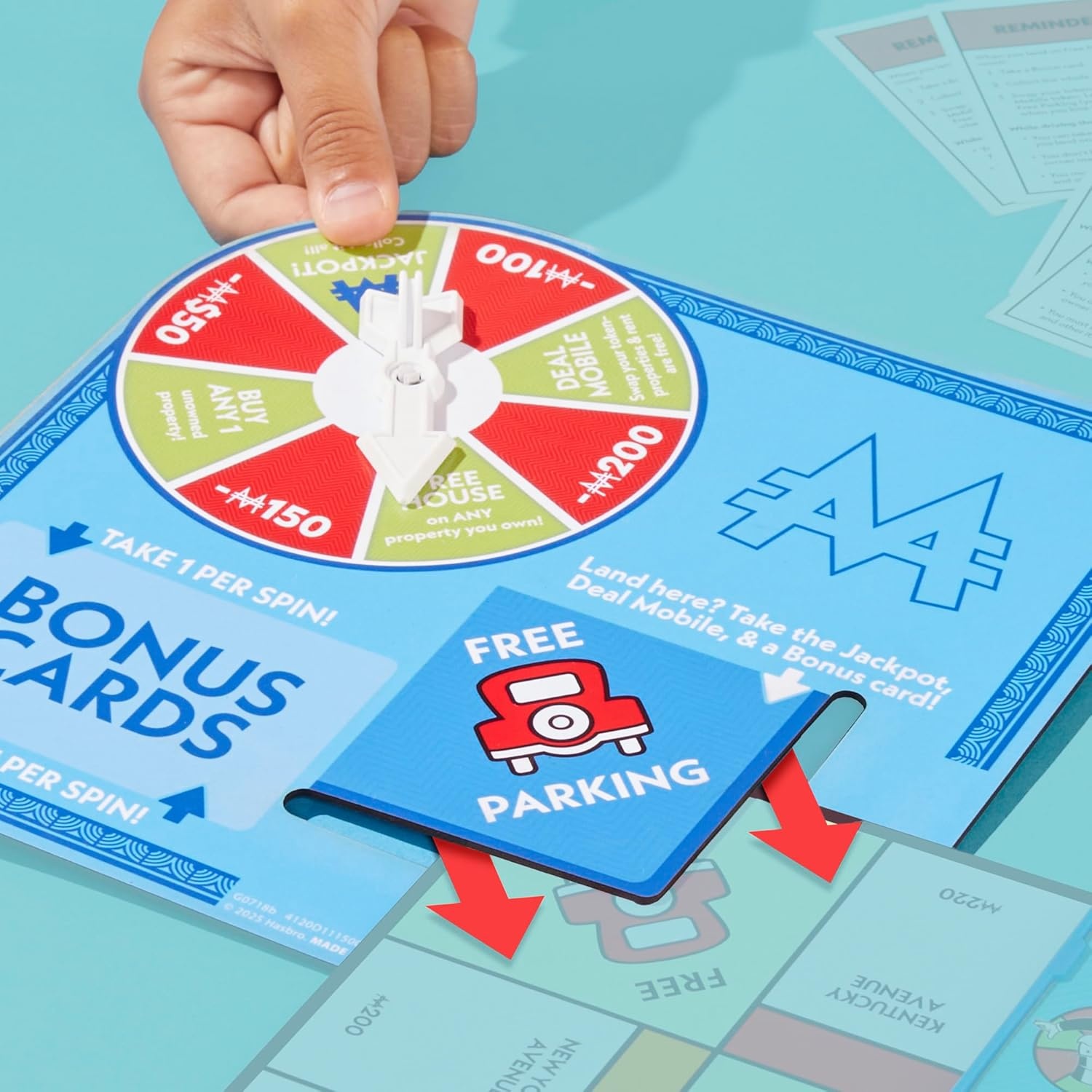 image:imageMonopoly Go to Jail Expansion Add More Fun to Classic Monopoly Game and Play Faster Ages 8 26 Players 40 Mins Family Board GamesFree Parking Expansion
