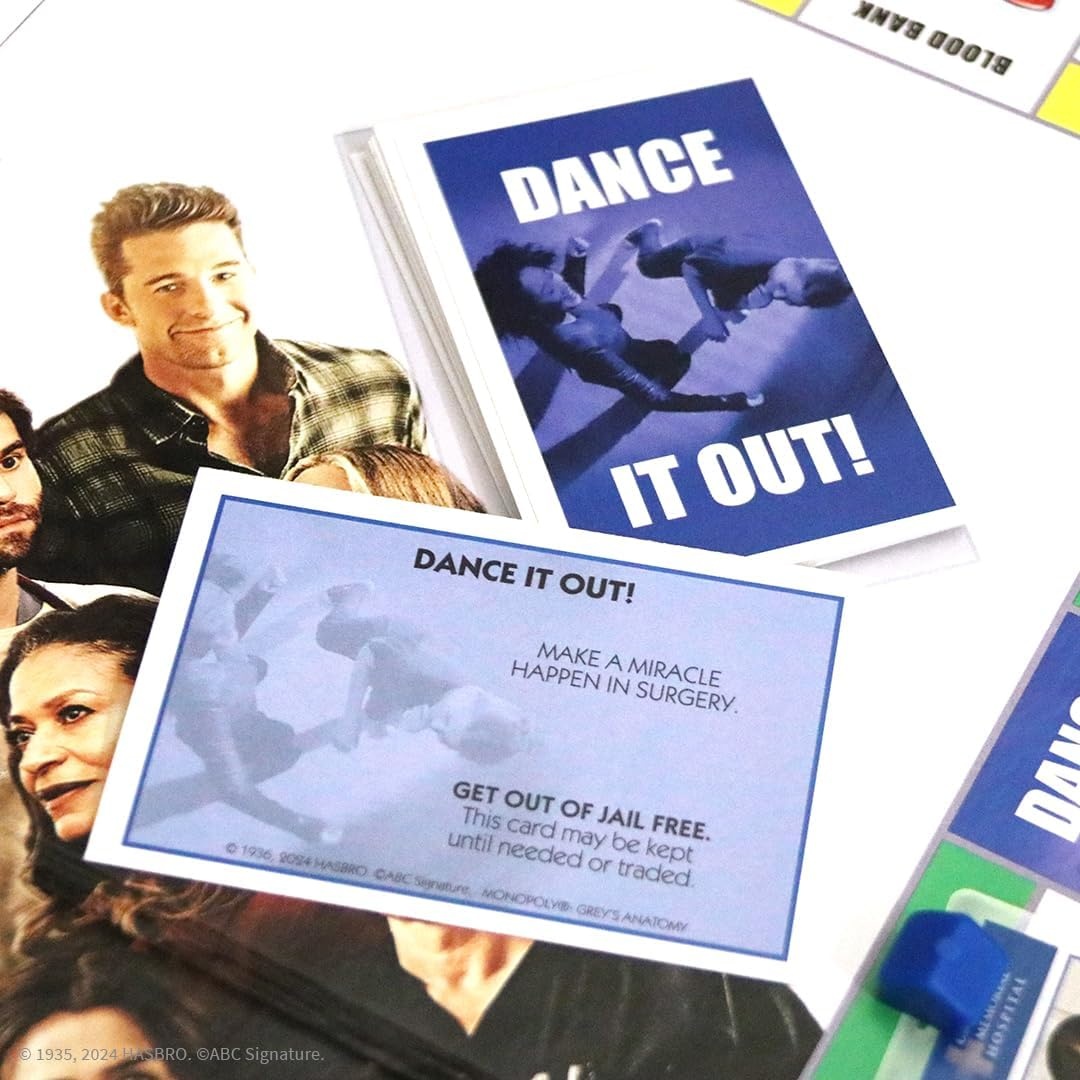 image:imageMonopoly Greys Anatomy Board Game Featuring Ferry Boat Clipboard Scrub Top and More Buy Sell Trade Iconic Doctors from Miranda Bailey to Meredith Grey Officially Licensed Collectible