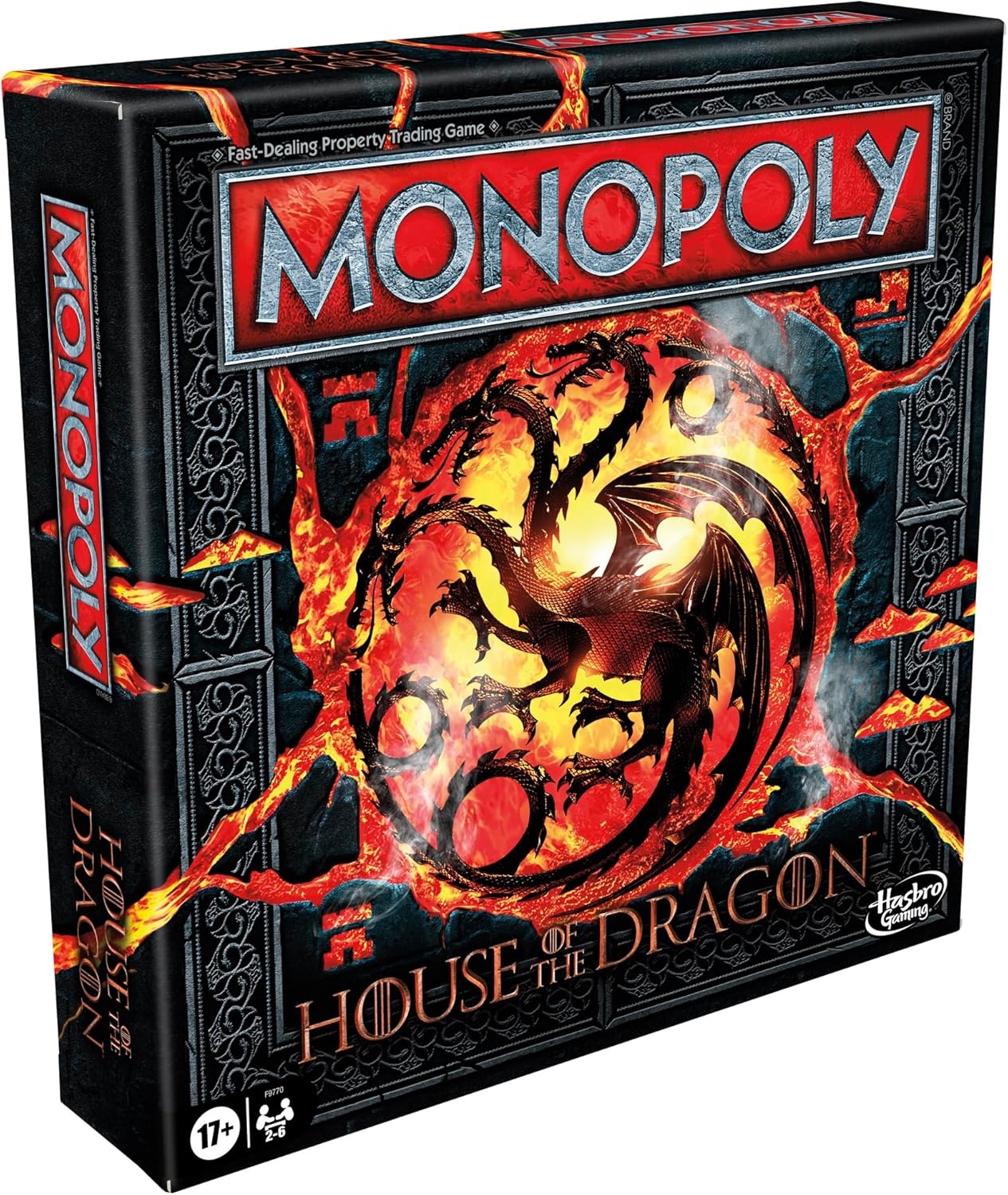 image:imageMonopoly House of the Dragon Edition Board Game Based on the Hit TV Series Ages 17 and Up 2 to 6 Players Strategy Games Amazon Exclusive