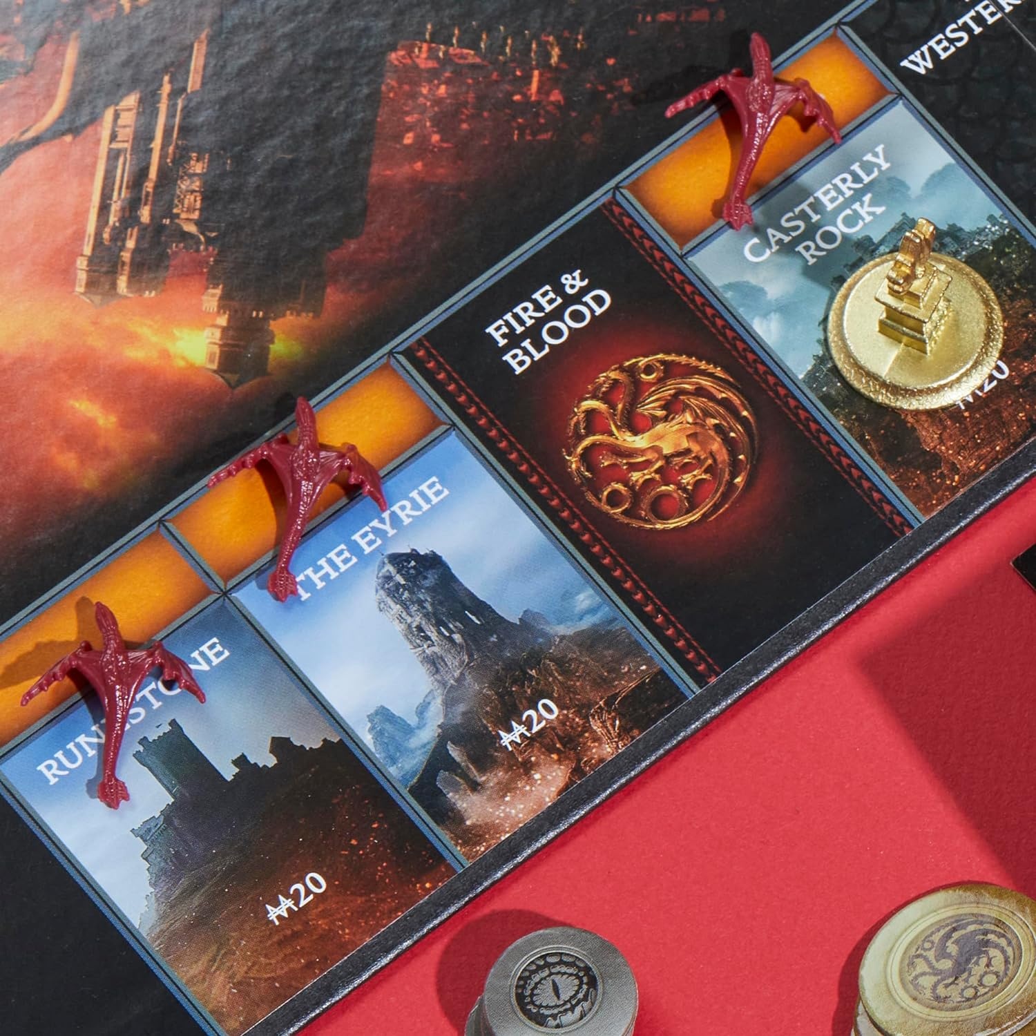 image:imageMonopoly House of the Dragon Edition Board Game Based on the Hit TV Series Ages 17 and Up 2 to 6 Players Strategy Games Amazon Exclusive