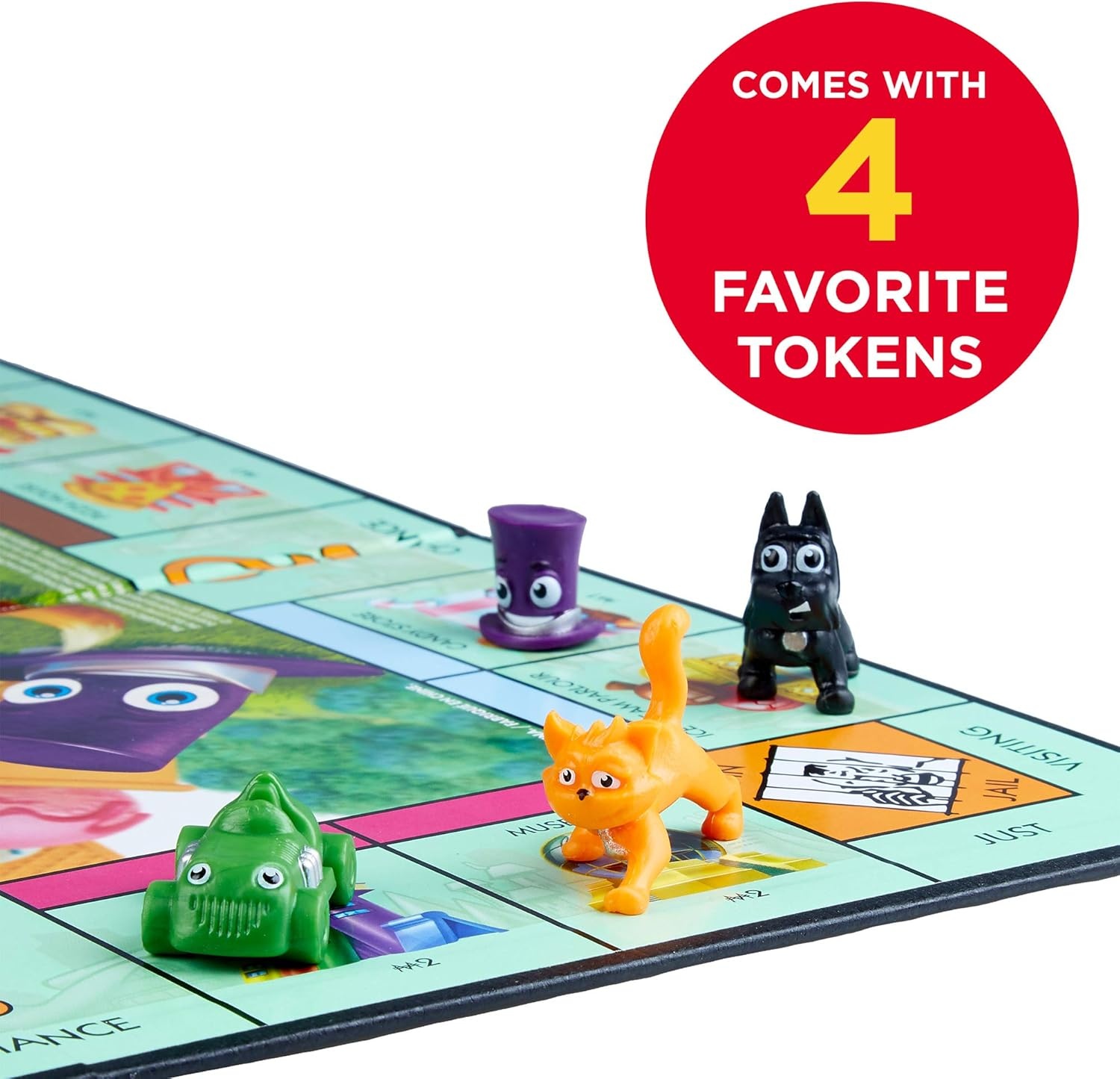 image:imageMonopoly Junior Board Game for 4 Players Ages 5 and up Amazon ExclusiveLimited edition