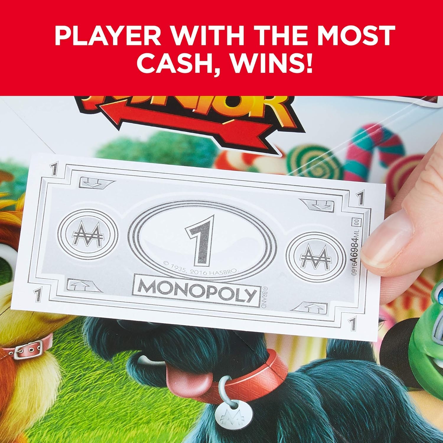 image:imageMonopoly Junior Board Game for 4 Players Ages 5 and up Amazon ExclusiveLimited edition