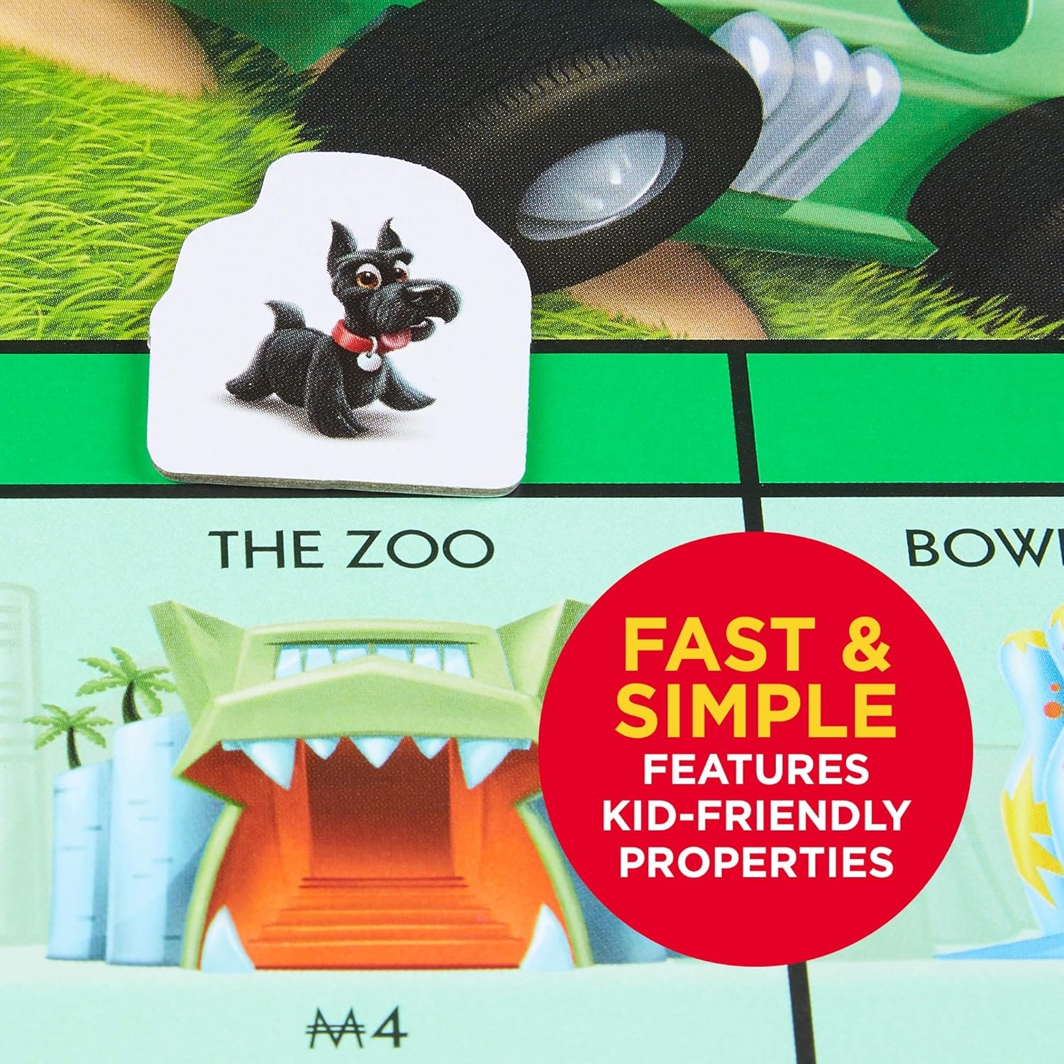 image:imageMonopoly Junior Board Game for 4 Players Ages 5 and up Amazon ExclusiveLimited edition