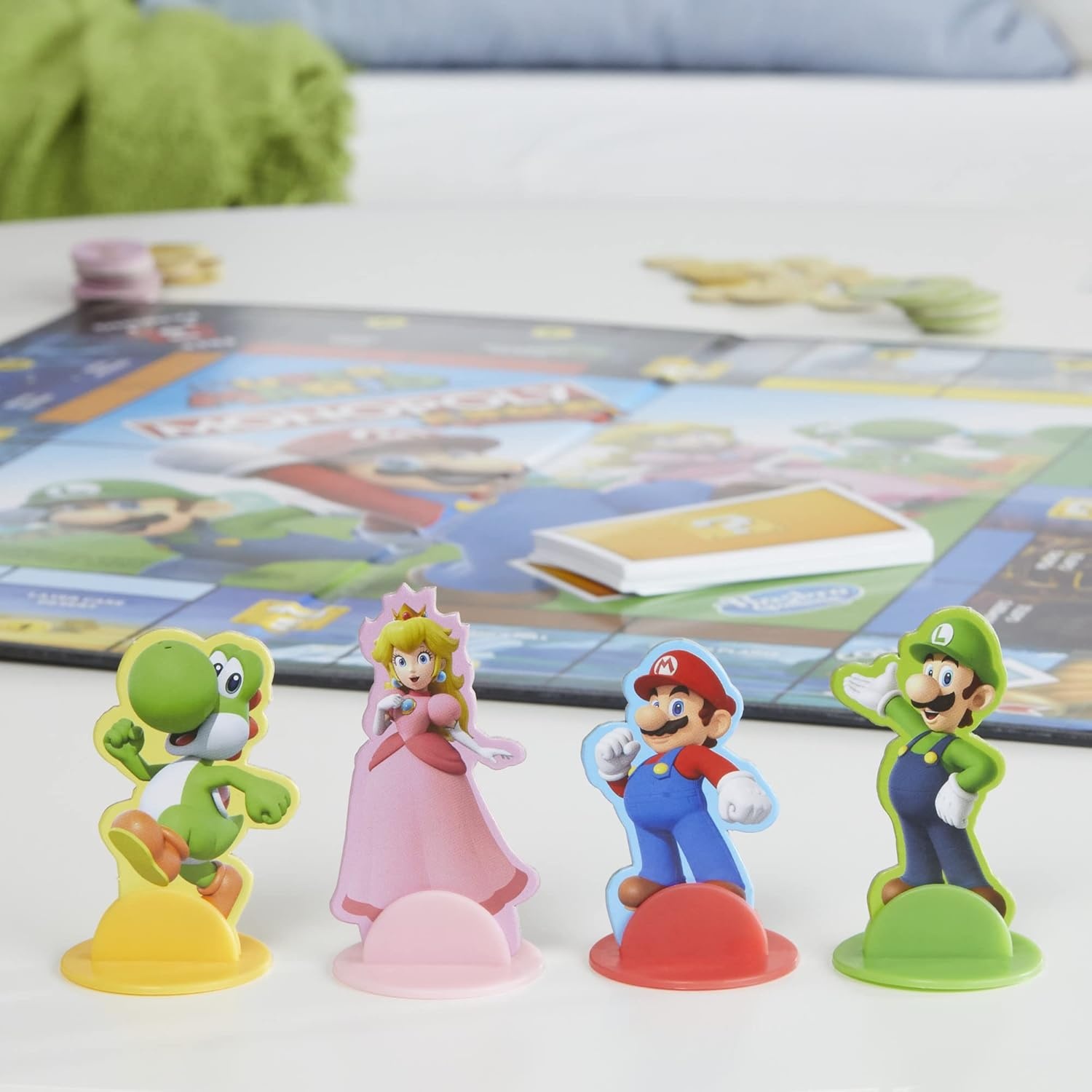 image:imageMonopoly Junior Super Mario Edition Board Game Fun Kids Ages 5 and Up Explore The Mushroom Kingdom as Mario Peach Yoshi or Luigi Amazon Exclusive