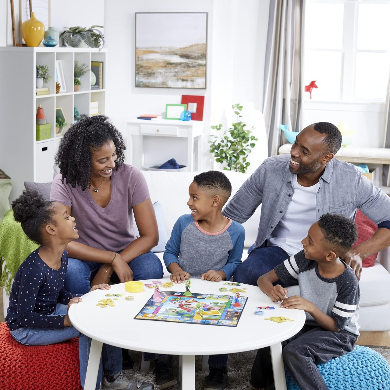 image:imageMonopoly Junior Super Mario Edition Board Game Fun Kids Ages 5 and Up Explore The Mushroom Kingdom as Mario Peach Yoshi or Luigi Amazon Exclusive