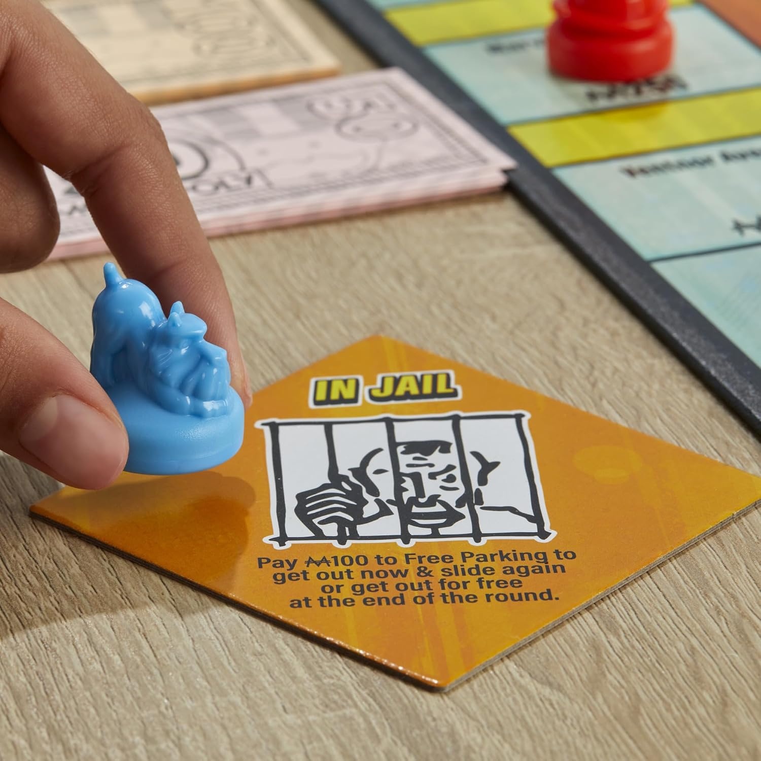 image:imageMonopoly Knockout Board Game 28 Players 20 Mins Average QuickPlaying Family Games for Kids Teens and Adults Ages 8