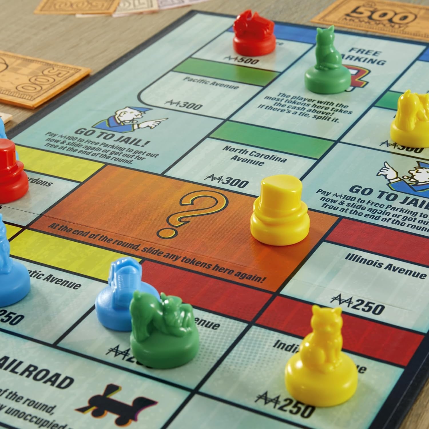 image:imageMonopoly Knockout Board Game 28 Players 20 Mins Average QuickPlaying Family Games for Kids Teens and Adults Ages 8