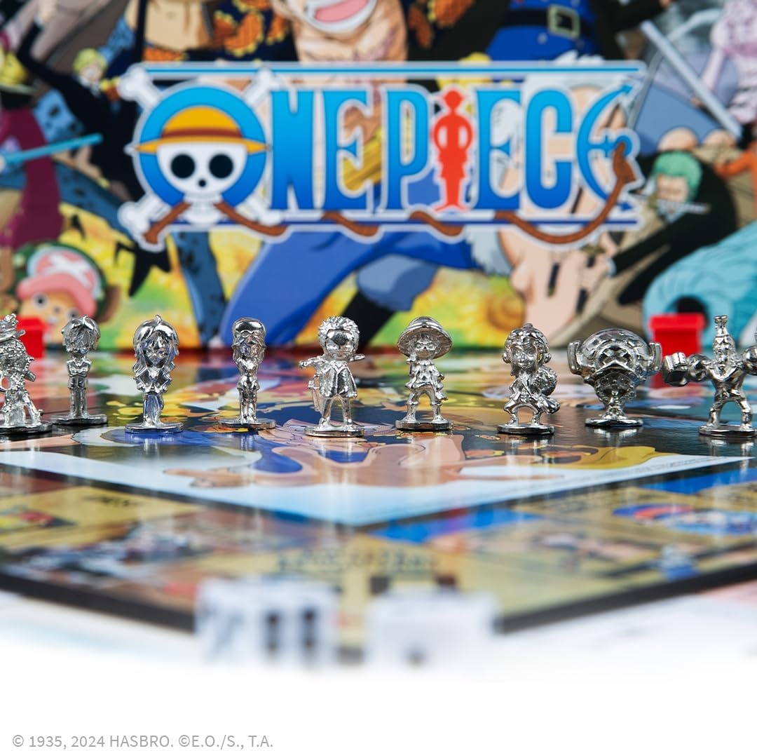 image:imageMonopoly One Piece Edition Board Game Buy Sell Trade with Popular Characters from the Manga amp Anime Series Featuring 9 Miniature Tokens Officially Licensed Merchandise and Collectible