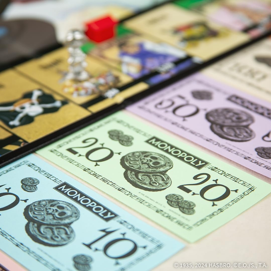 image:imageMonopoly One Piece Edition Board Game Buy Sell Trade with Popular Characters from the Manga amp Anime Series Featuring 9 Miniature Tokens Officially Licensed Merchandise and Collectible