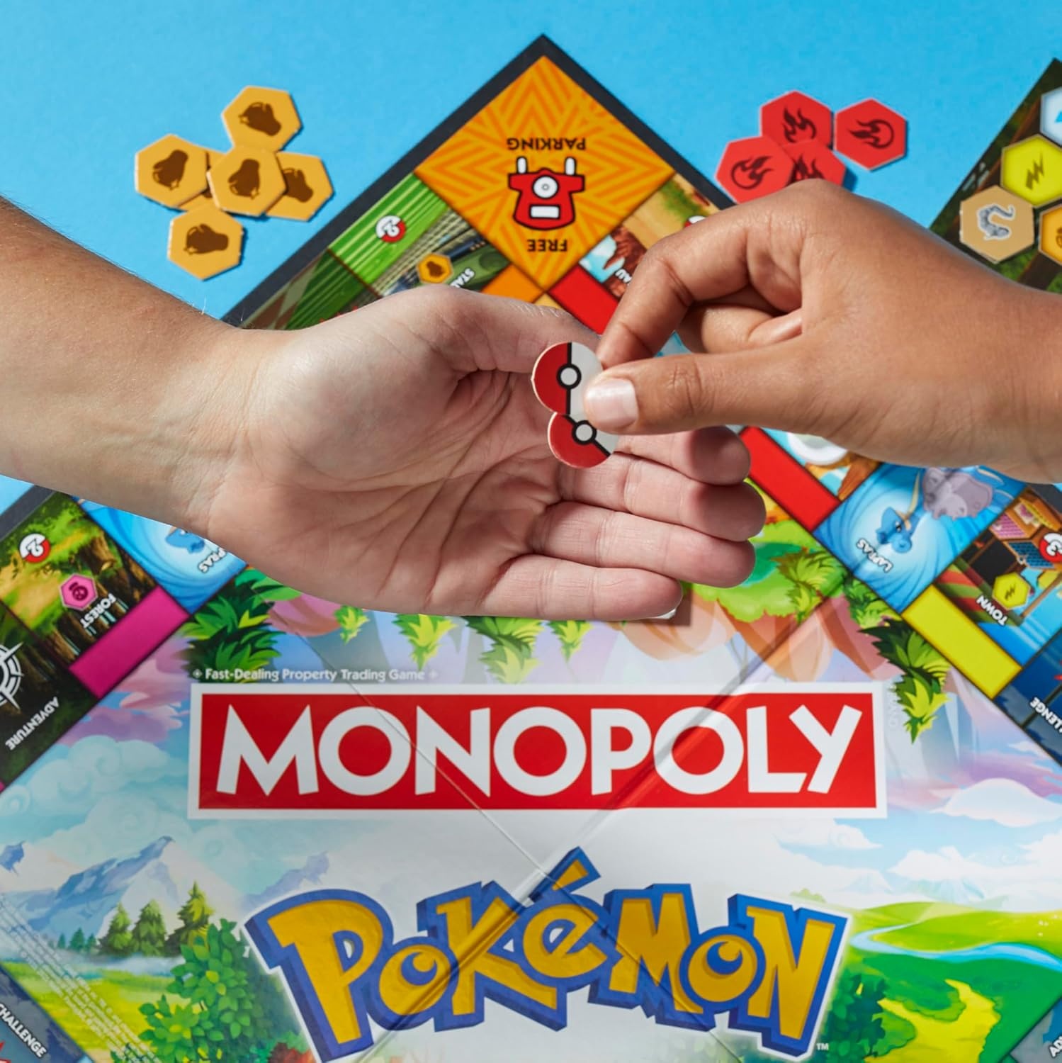 image:imageMonopoly Pokmon Edition Board Game Ages 8 and Up 2 to 4 Players Kids Games for Pokmon Fans Fun Family Games 45 Mins Avg