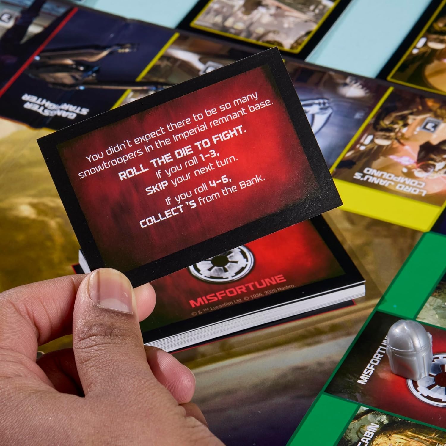 image:imageMonopoly Star Wars The Mandalorian and Grogu Edition Board Game Inspired by the Film Family Games for Kids and Adults 26 Players Ages 8