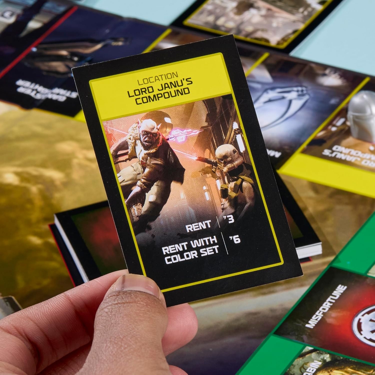 image:imageMonopoly Star Wars The Mandalorian and Grogu Edition Board Game Inspired by the Film Family Games for Kids and Adults 26 Players Ages 8