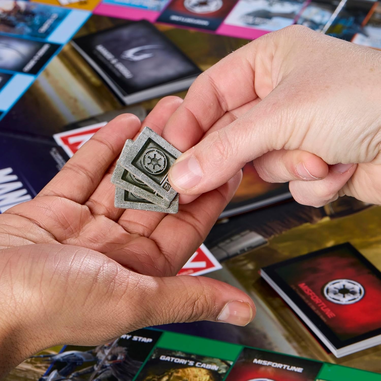 image:imageMonopoly Star Wars The Mandalorian and Grogu Edition Board Game Inspired by the Film Family Games for Kids and Adults 26 Players Ages 8
