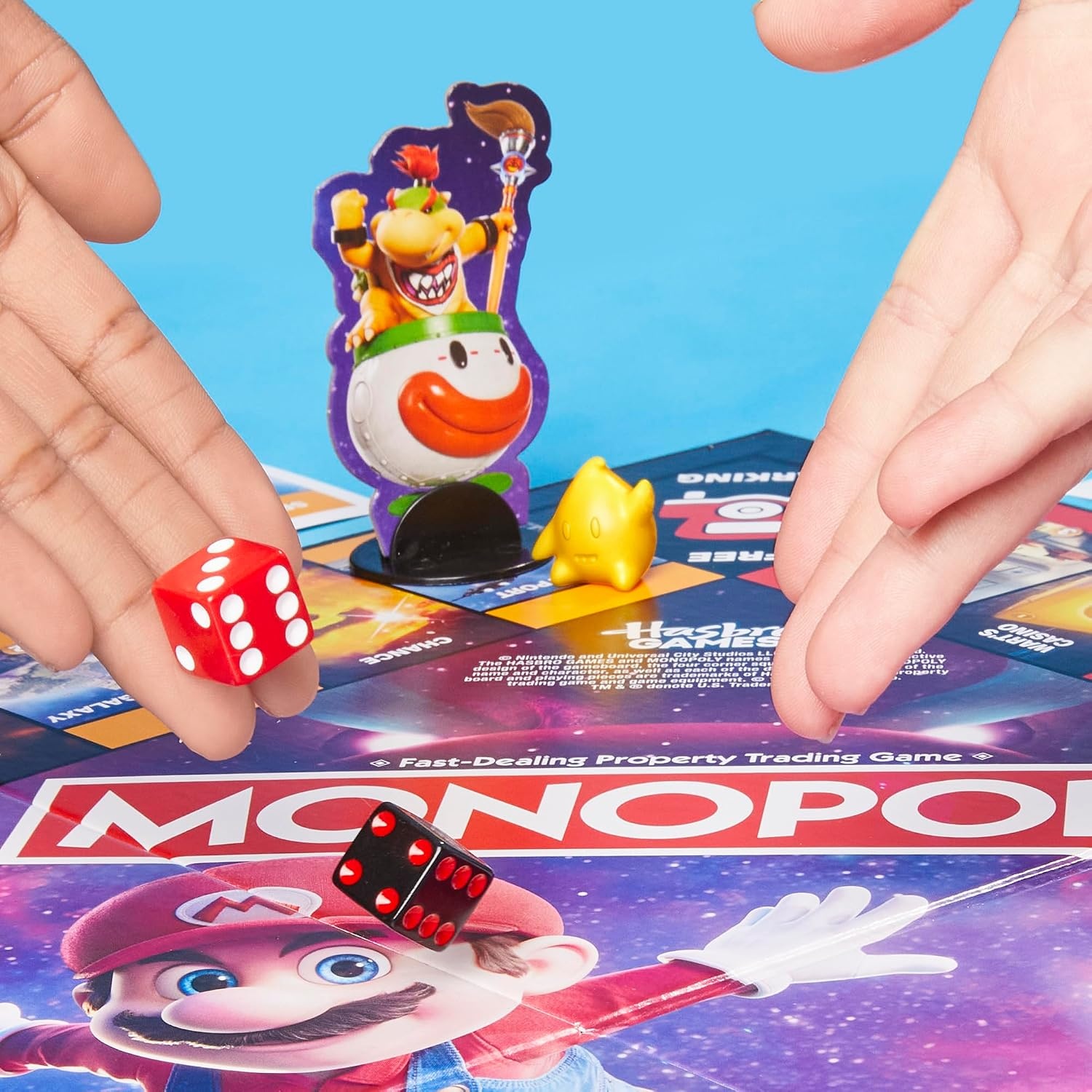 image:imageMonopoly The Super Mario Galaxy Movie Edition Board Game I Fun Family Games for Kids Teens Adults 2 to 6 Players Ages 8