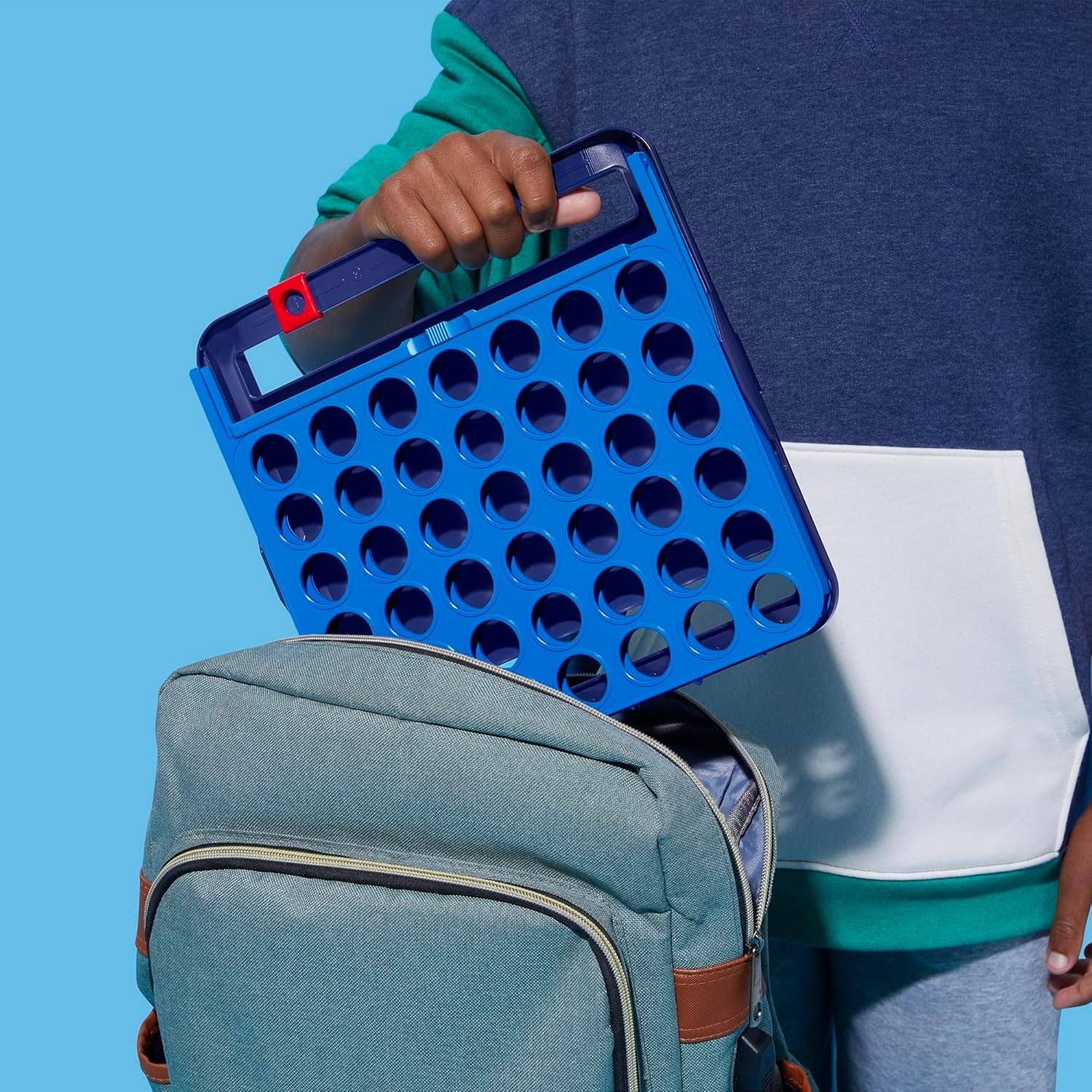 image:imageOfficial Hasbro Games Connect 4 Game 2025 Edition Allin1 Storage Carrying Case Score Tracker Ages 6 2 Players Family Games for Kids