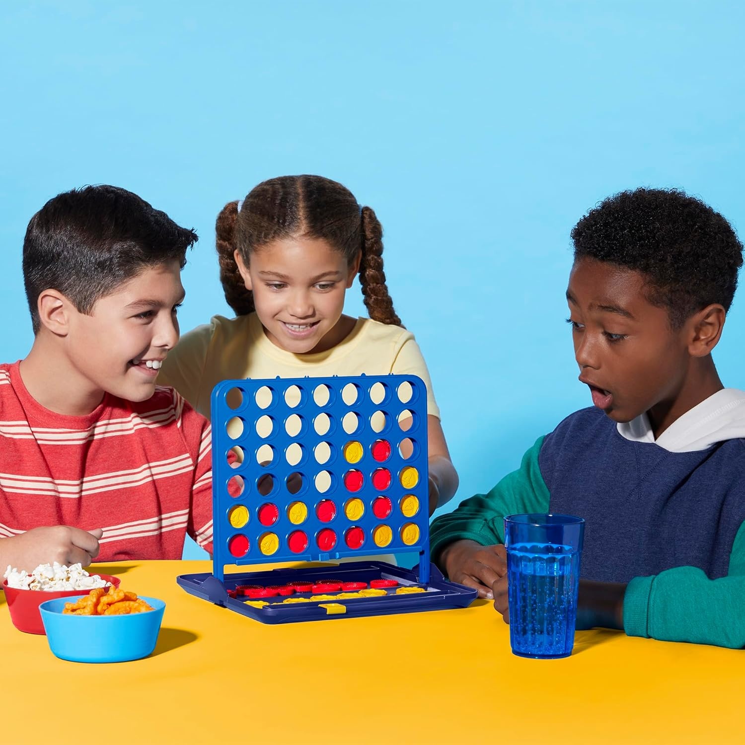 image:imageOfficial Hasbro Games Connect 4 Game 2025 Edition Allin1 Storage Carrying Case Score Tracker Ages 6 2 Players Family Games for Kids