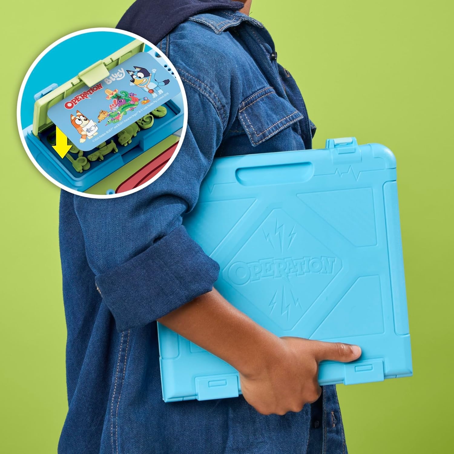 image:imageOperation Bluey Edition Board Game for Kids Electronic Talking Game with Allin1 Carrying Case 2 Ways to Play 1 Players 10 Mins Ages 6 Amazon Exclusive