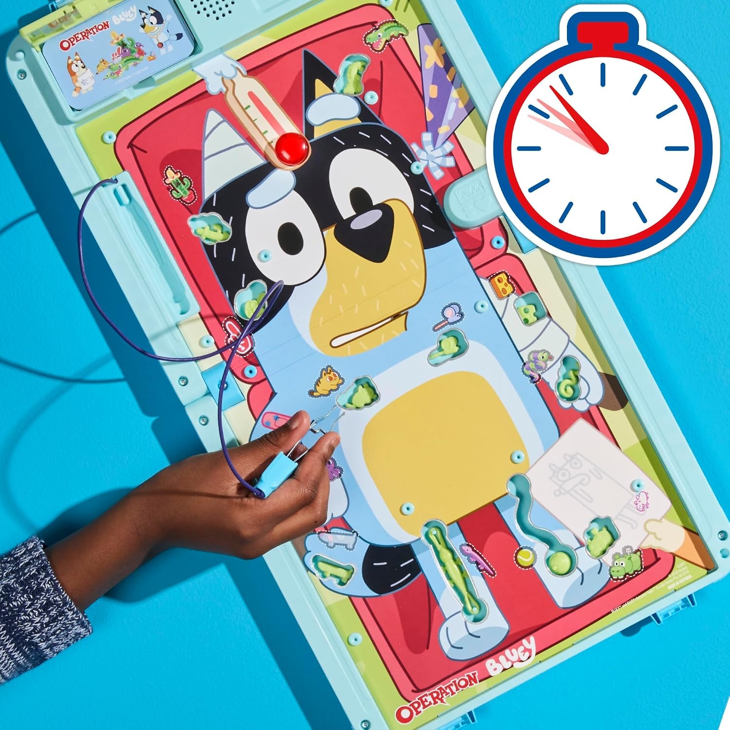 image:imageOperation Bluey Edition Board Game for Kids Electronic Talking Game with Allin1 Carrying Case 2 Ways to Play 1 Players 10 Mins Ages 6 Amazon Exclusive